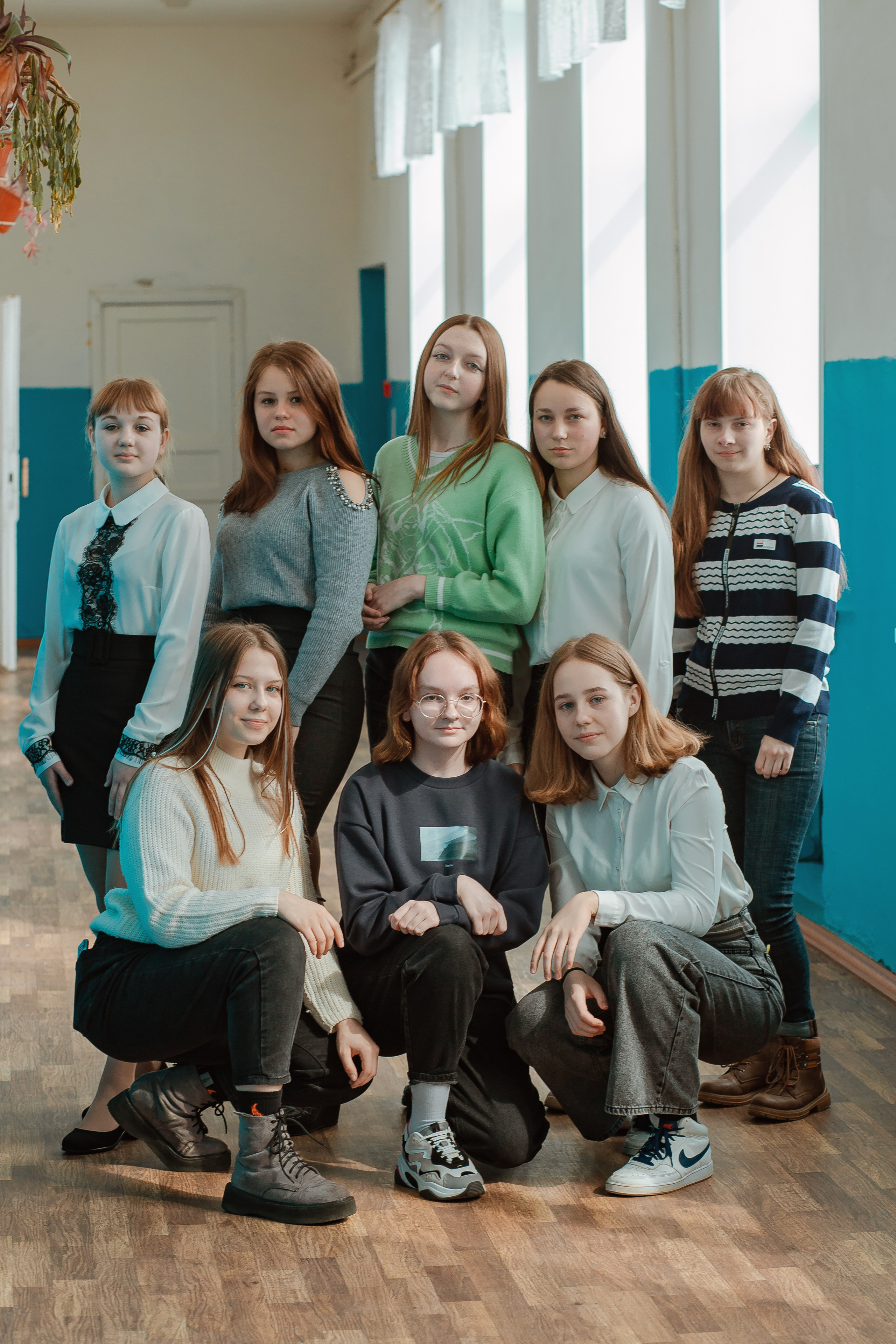 Съёмка в районной школе. Студия выпускных альбомов Остров