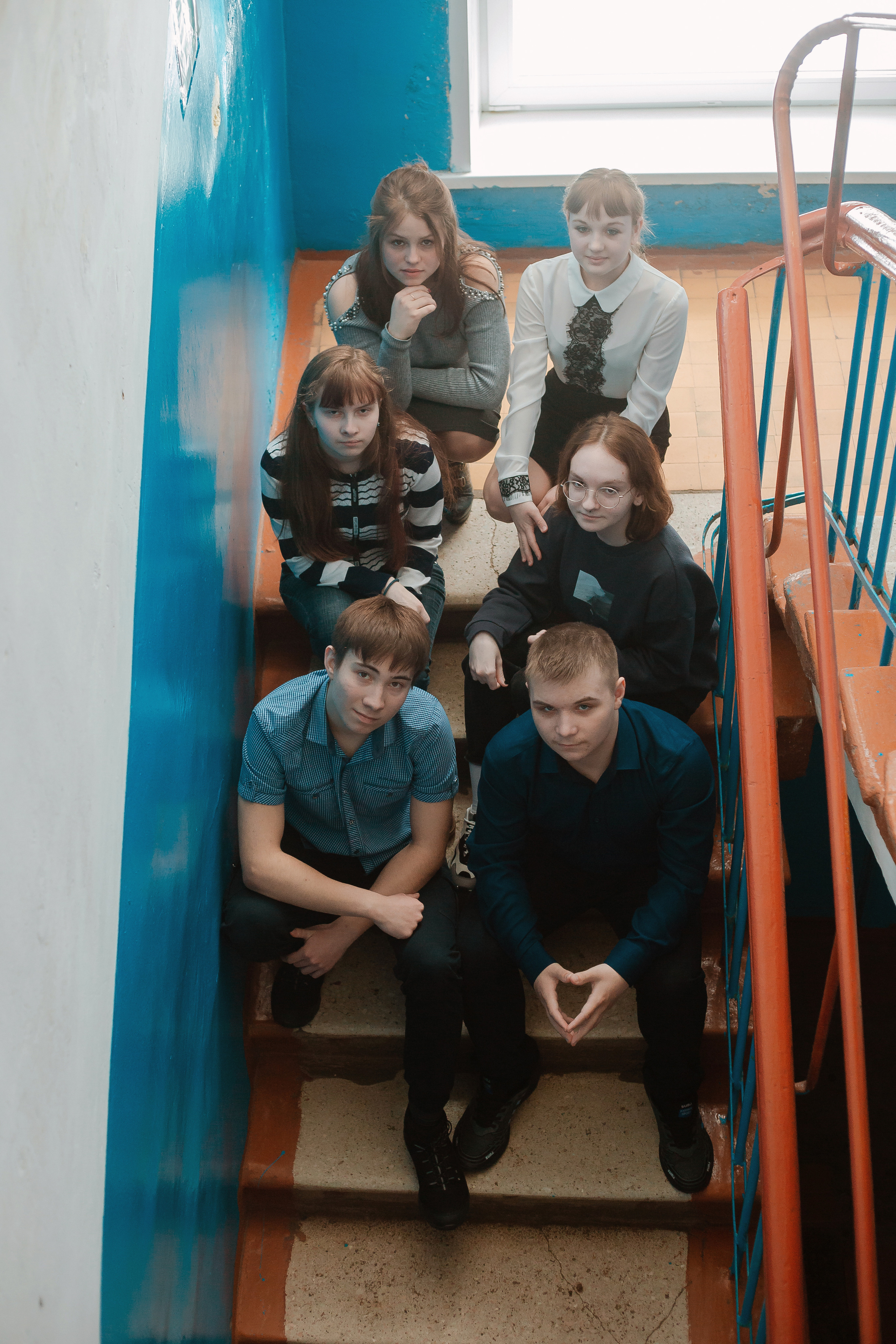 Съёмка в районной школе. Студия выпускных альбомов Остров