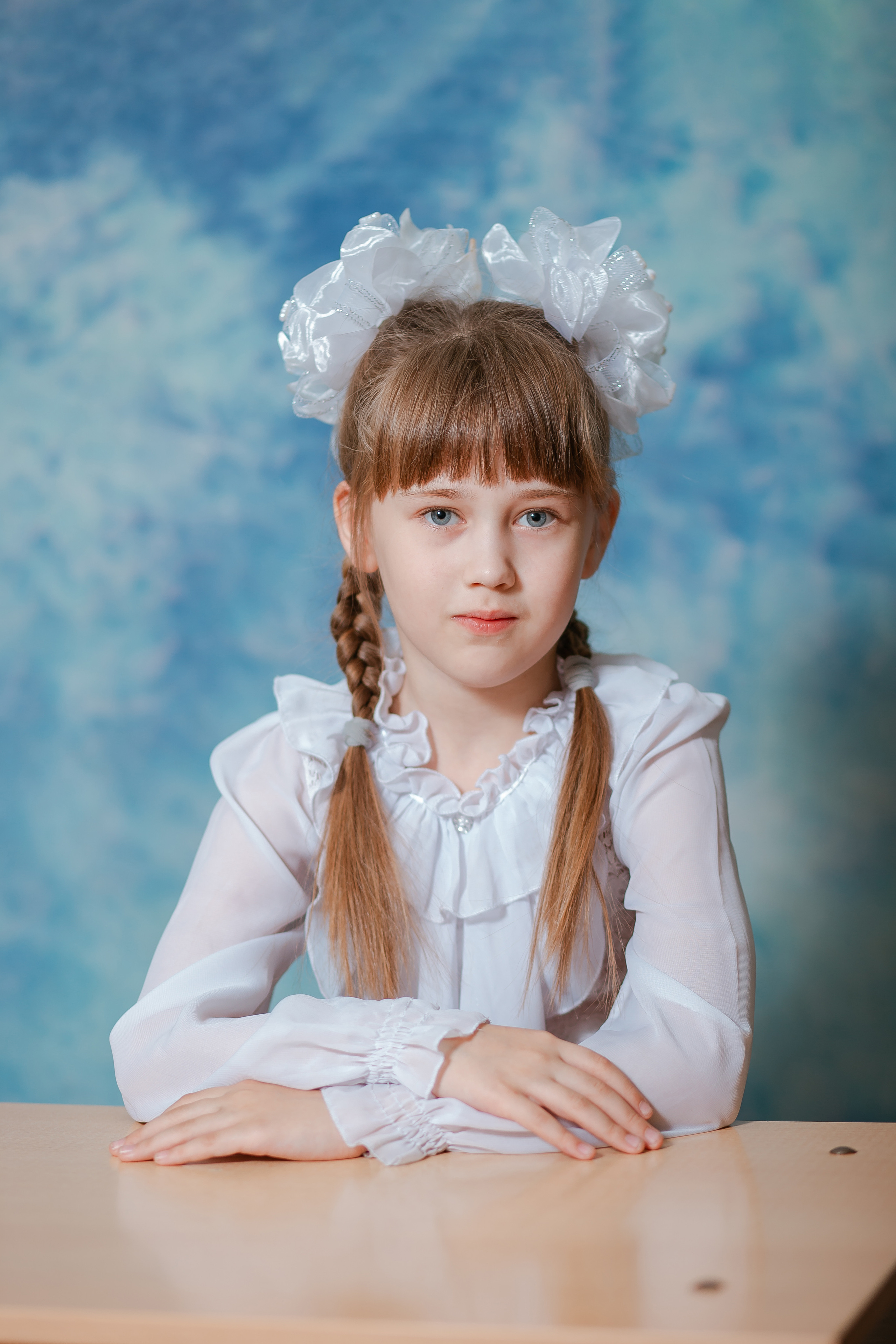 Съёмка первоклассников для буклета. Студия выпускных альбомов Остров