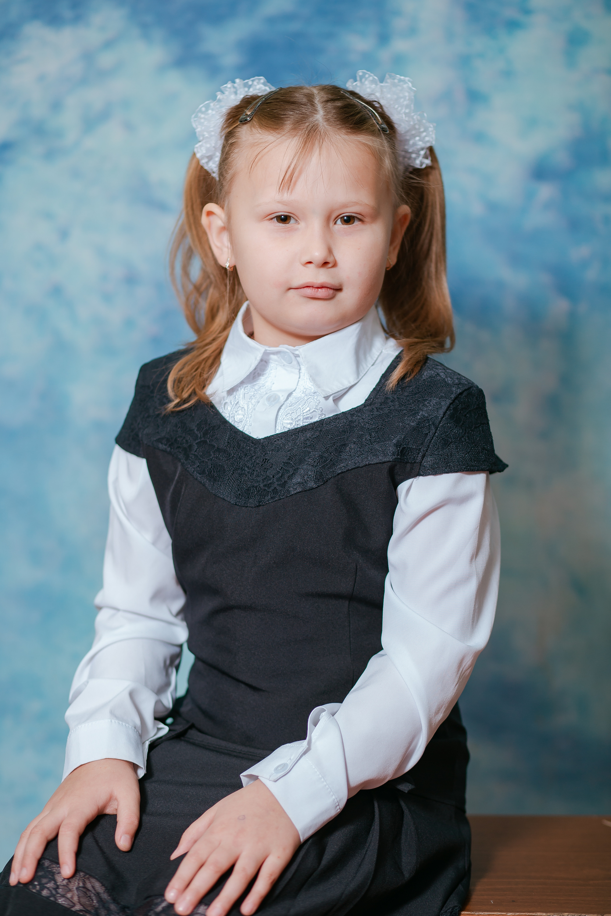 Съёмка первоклассников для буклета. Студия выпускных альбомов Остров