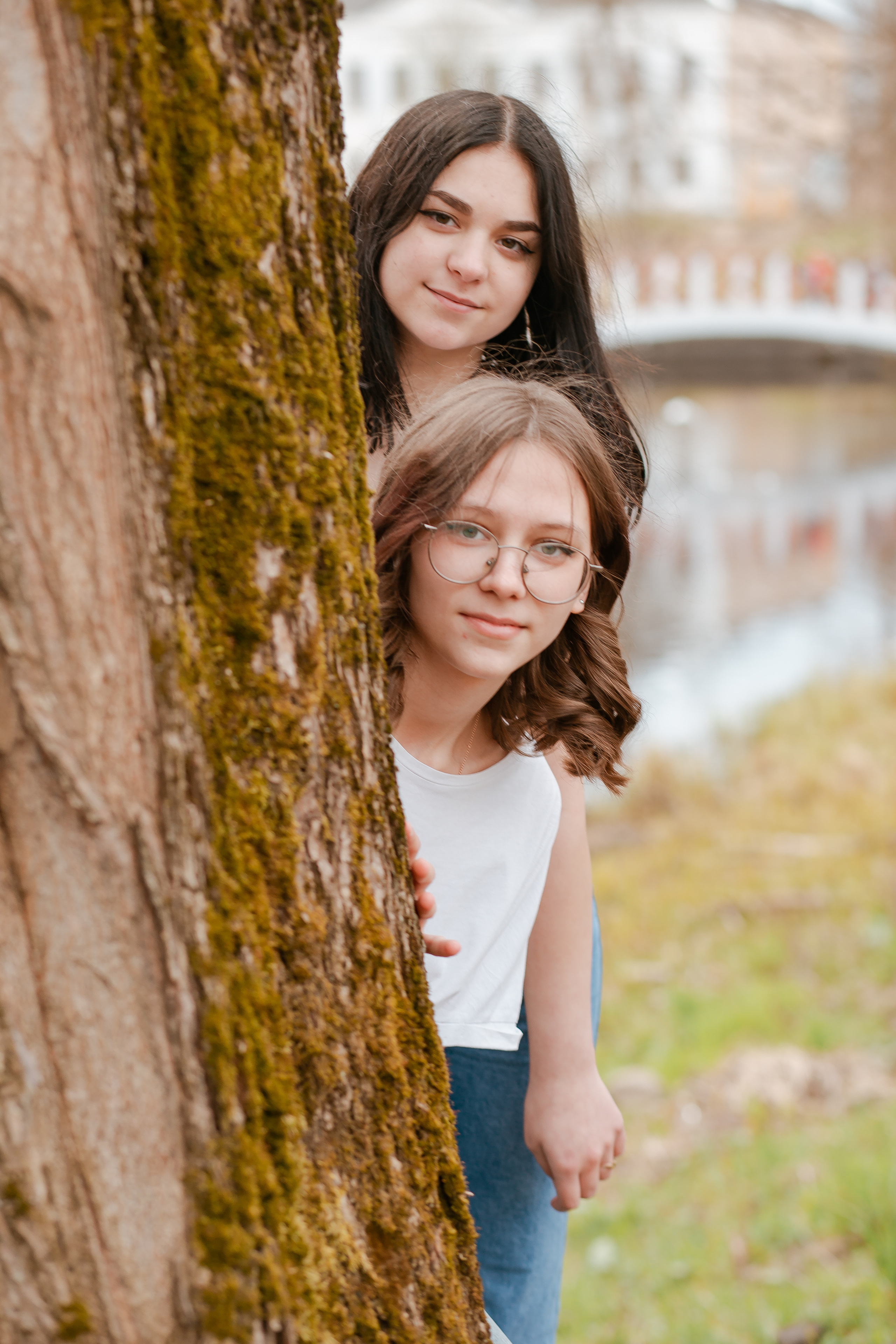 Съемка весной в студии и на улице. Студия выпускных альбомов Остров