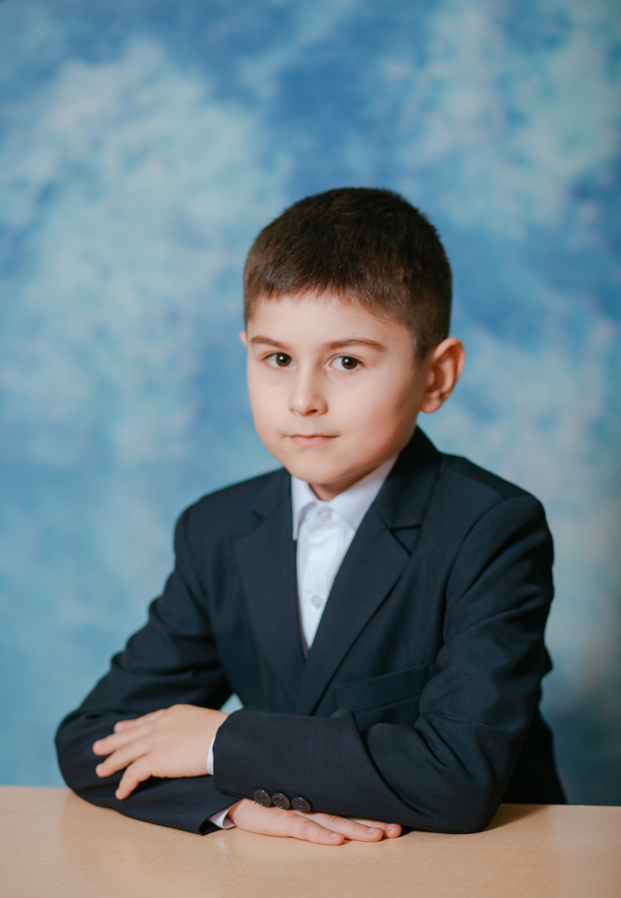 Съёмка первоклассников для буклета. Студия выпускных альбомов Остров