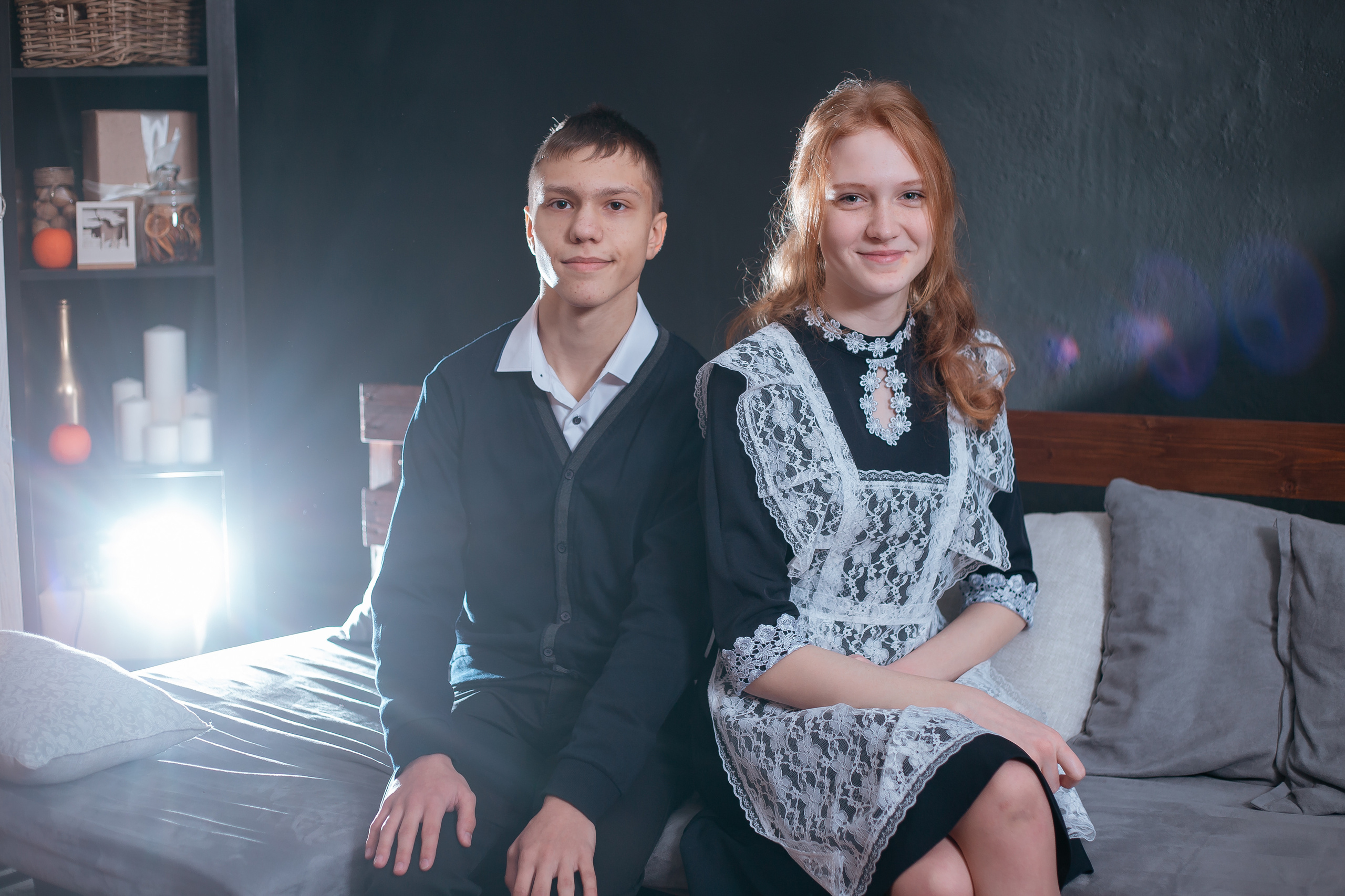 Студийная съемка для выпускного диплома. Студия выпускных альбомов Остров