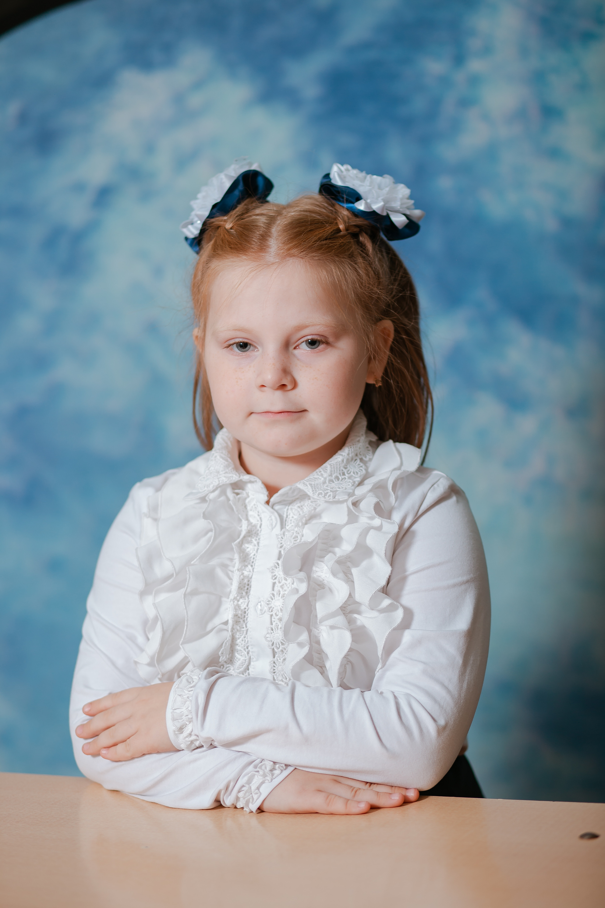 Съёмка первоклассников для буклета. Студия выпускных альбомов Остров