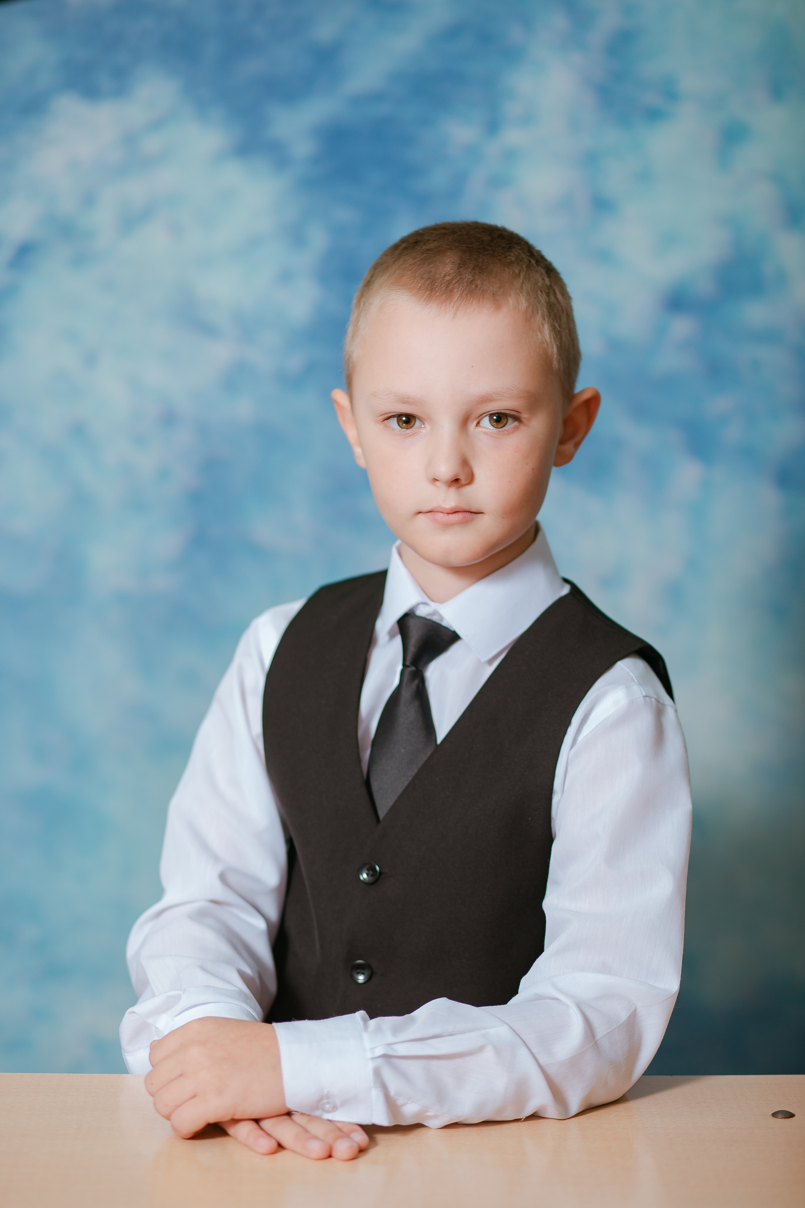 Съёмка первоклассников для буклета. Студия выпускных альбомов Остров