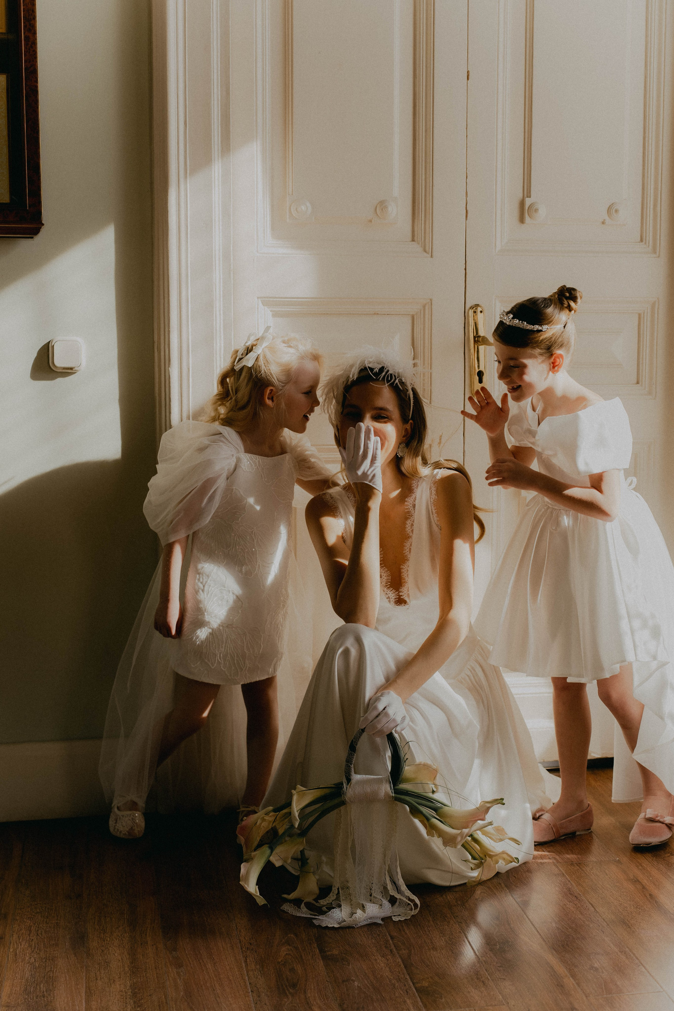 Оксана| утро с дочками. Фотограф Элина Муратова