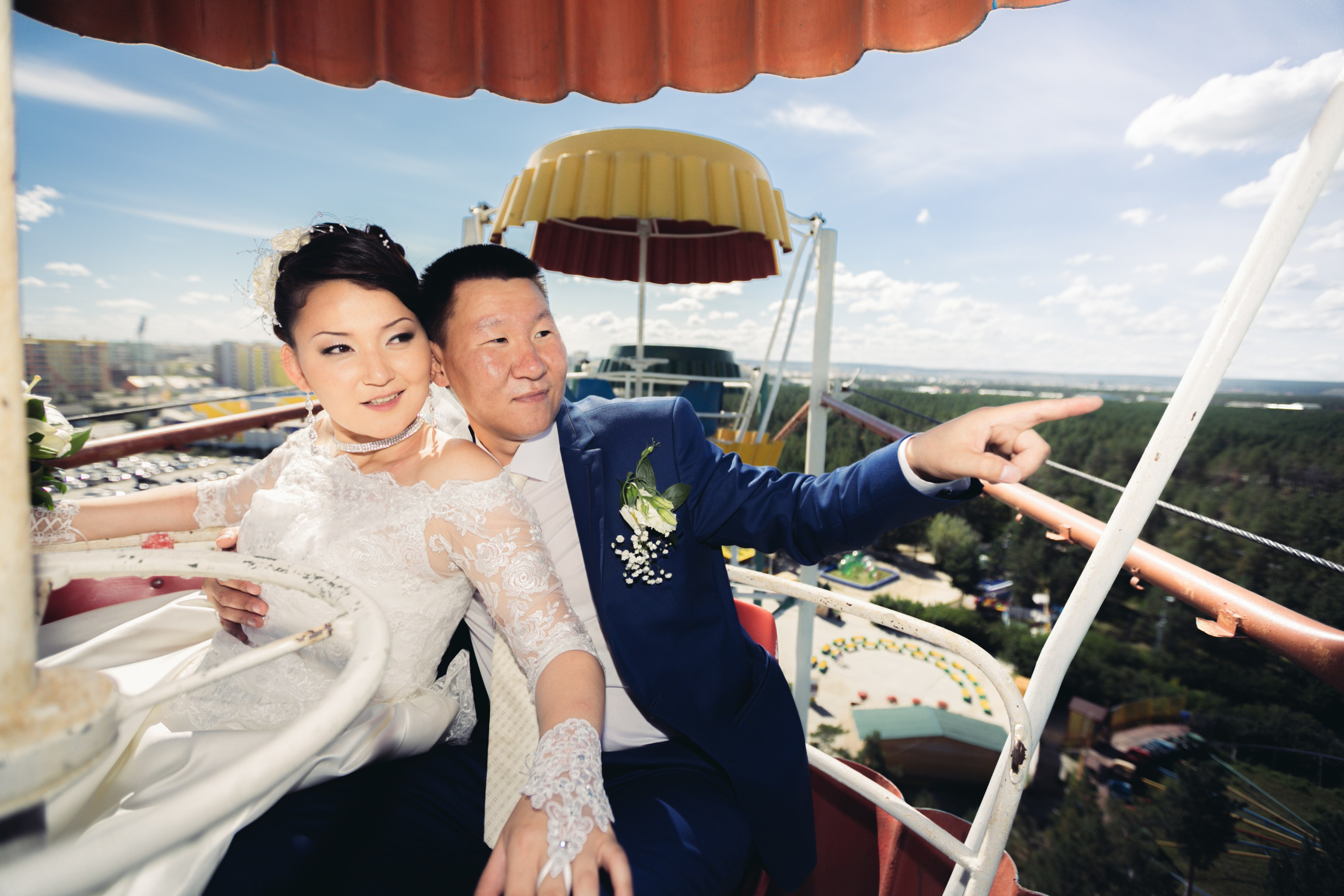 Летнее свадебное фото. Фотограф Надежда Куин, Якутск