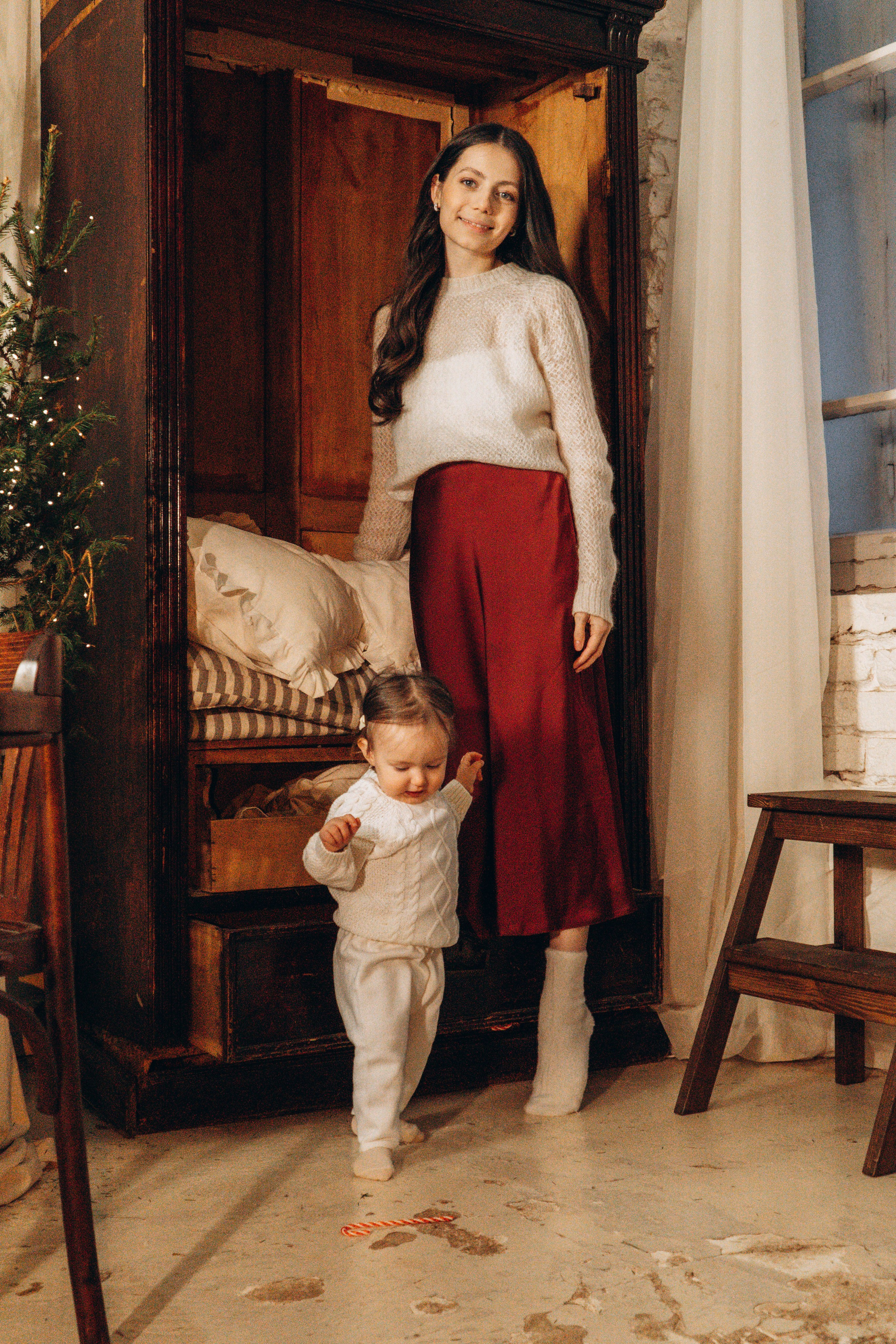 Анастасия и Мира. Студия «Мох». Фотограф Москва Валерия Веденина