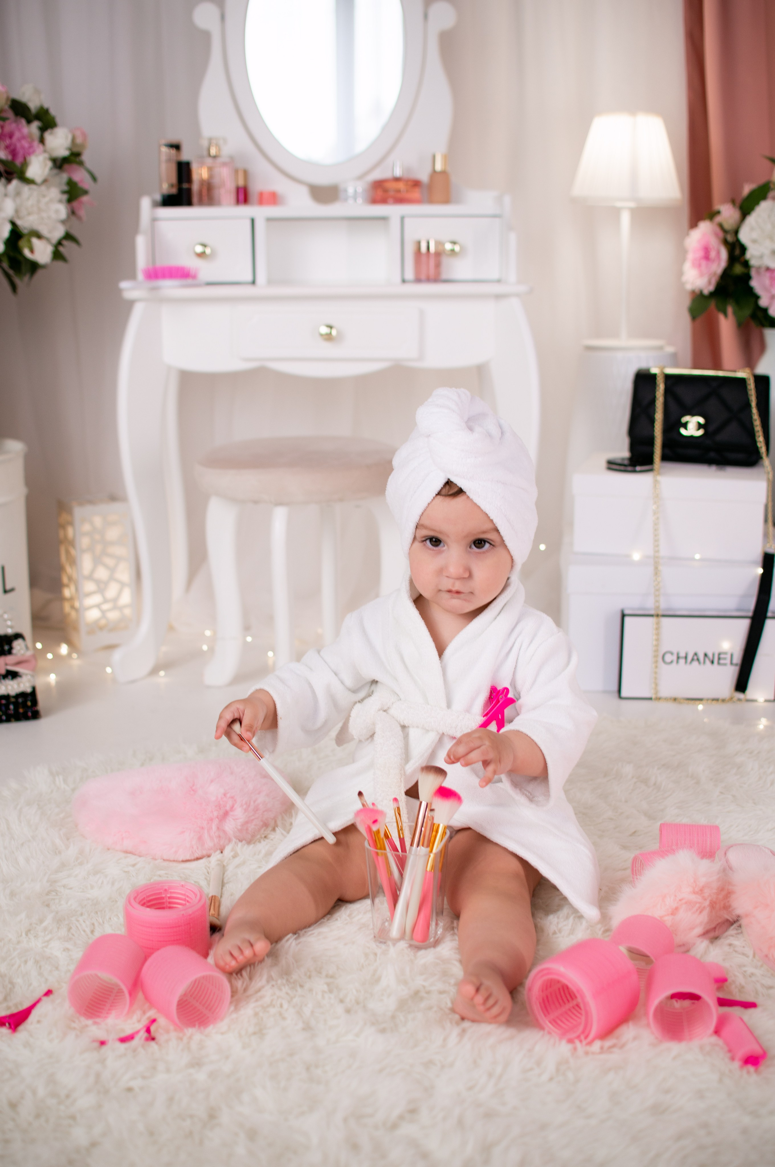 Анонс первых кадров с фотопроекта «Шанель» для Эмилии. Фотограф новорожденных Краснодар Малышенко Надежда