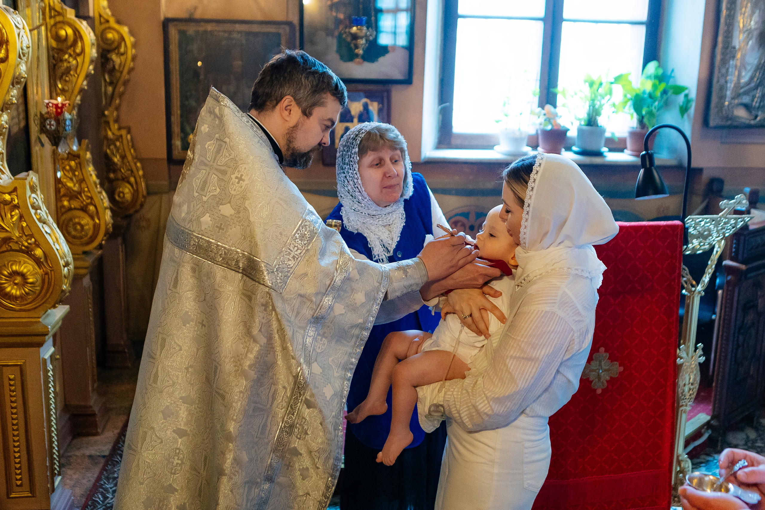 Крещение Даниила. Семейный и детский фотограф в Москве Александра Мак