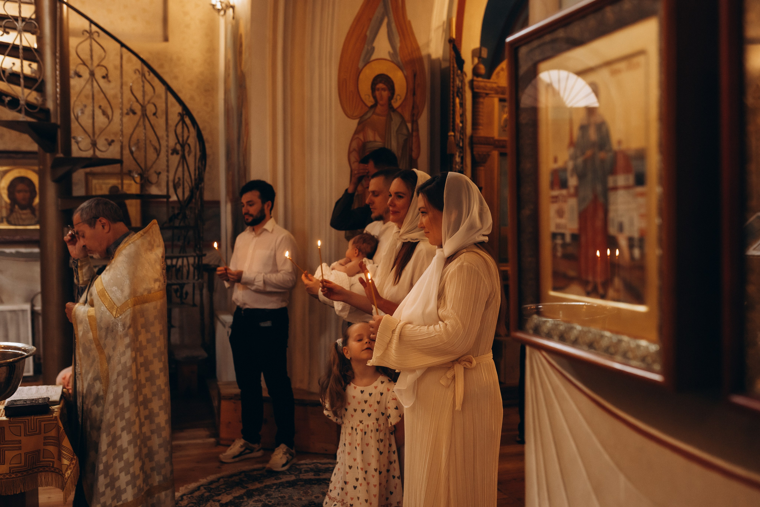 Таинство Крещения Ясны и Марка. Семейный фотограф Москва Наталия Осьмакова