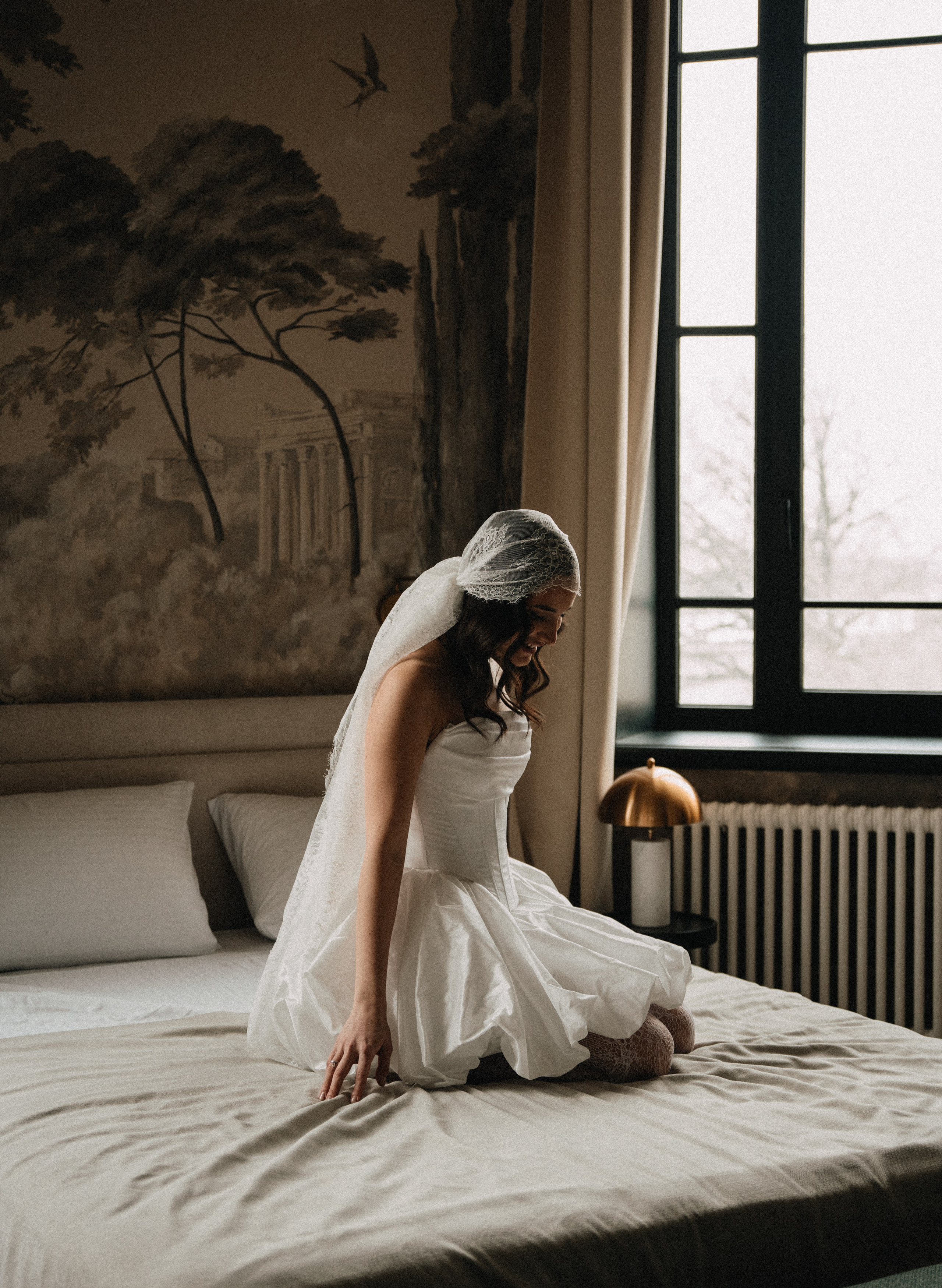 Свадебная фотосессия в Санкт-Петербурге. Утро невесты. особняк Балинского. Федосова Елизавета - свадебный фотограф СПб.