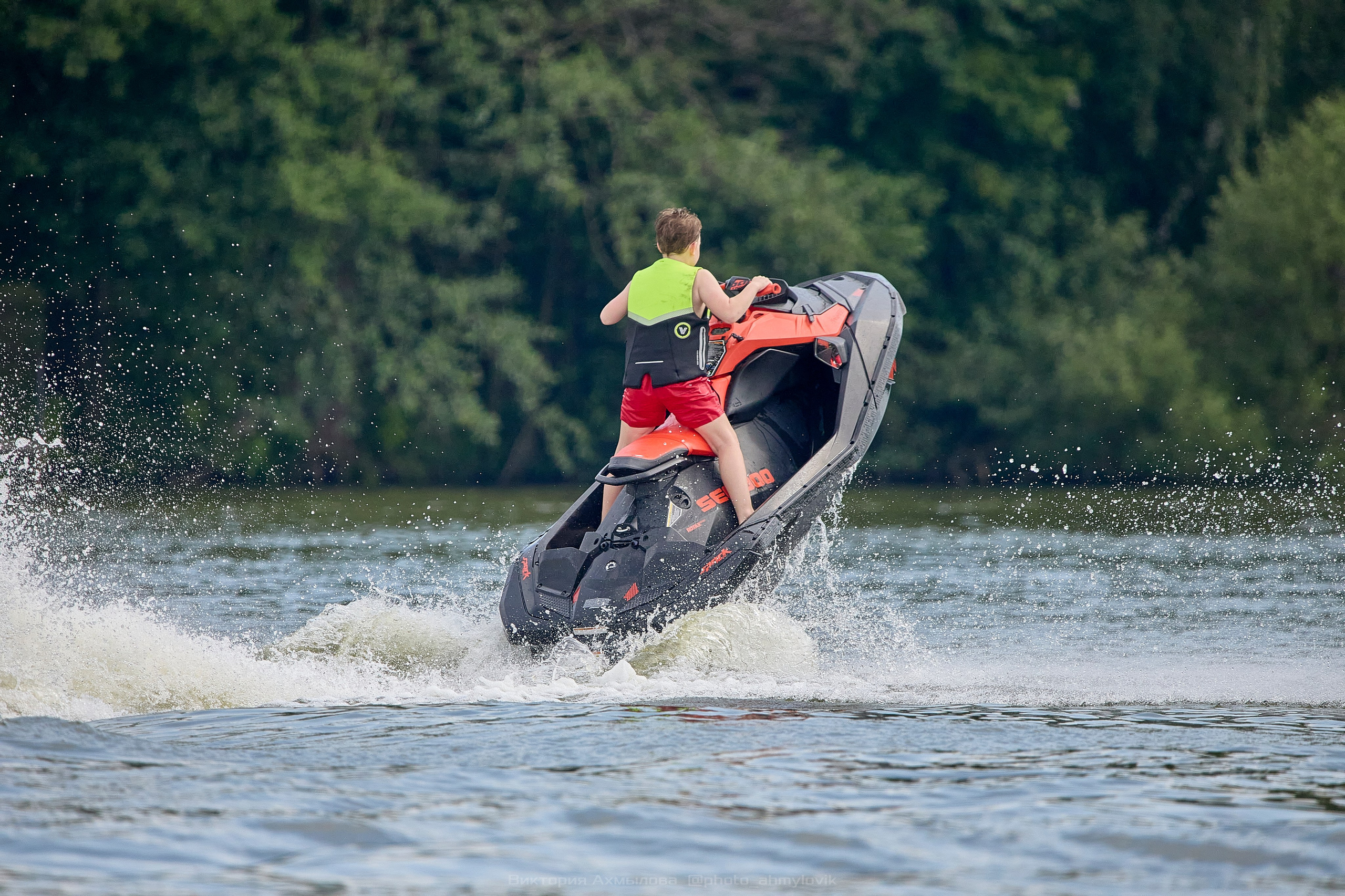 Аквабайки на Северке. Виктория Ахмылова. Фотограф в Москве