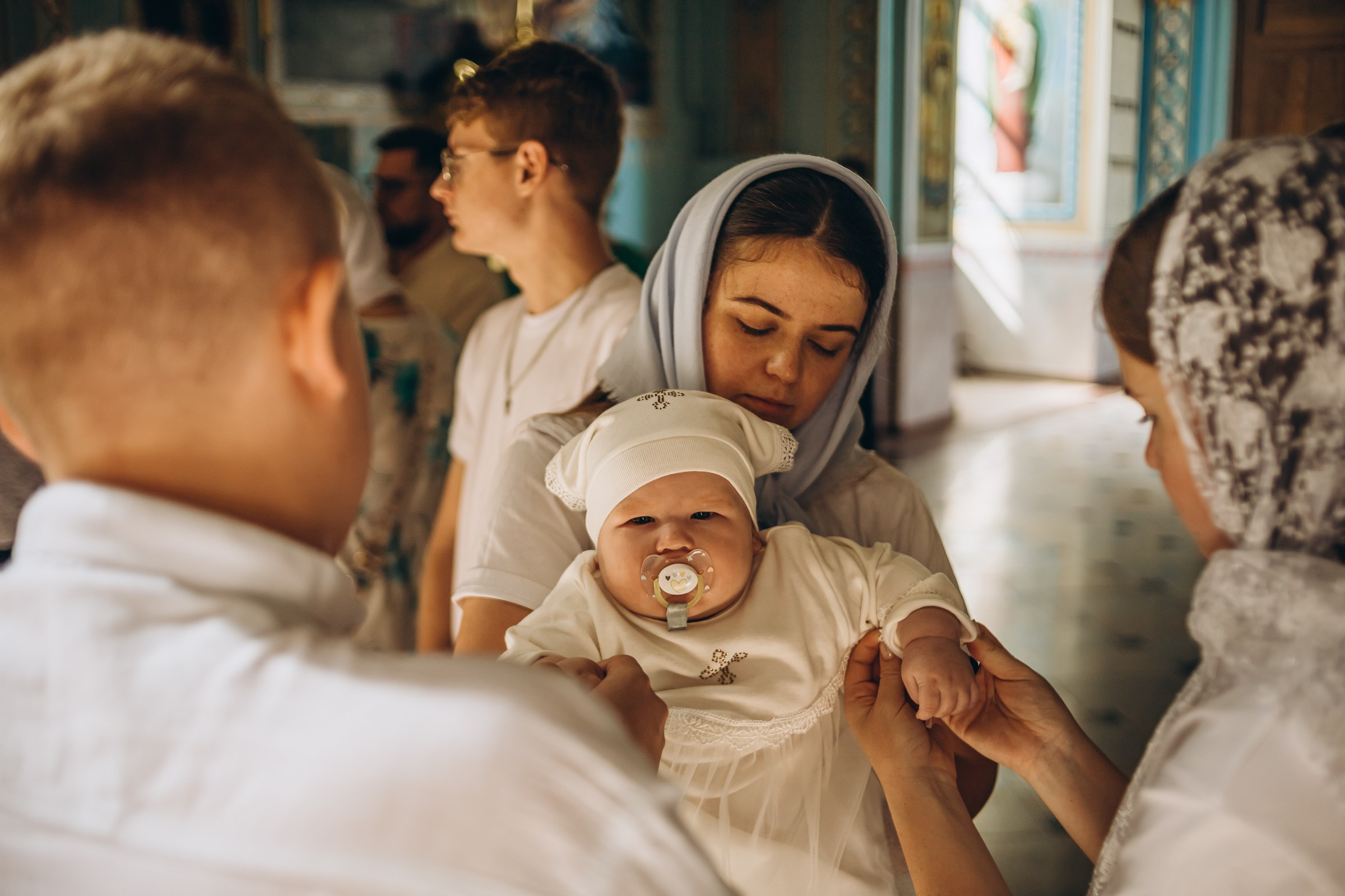 Крещение Надежды. Семейный фотограф в Волгодонске Краченцева Анна