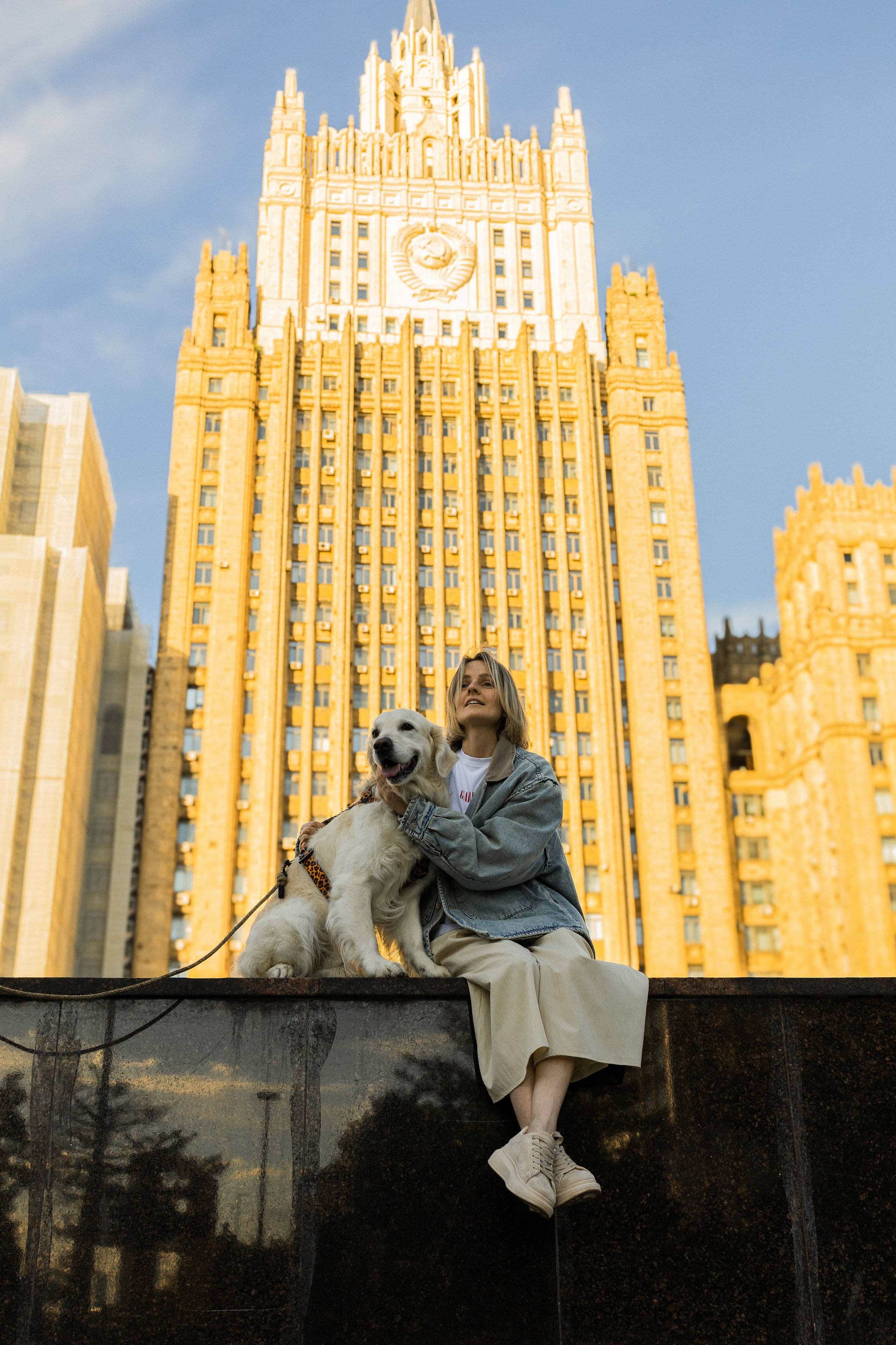 Зиз и Юля. Прогулка по Москве. Фотограф-анималист Ксения Шевцова|Москва