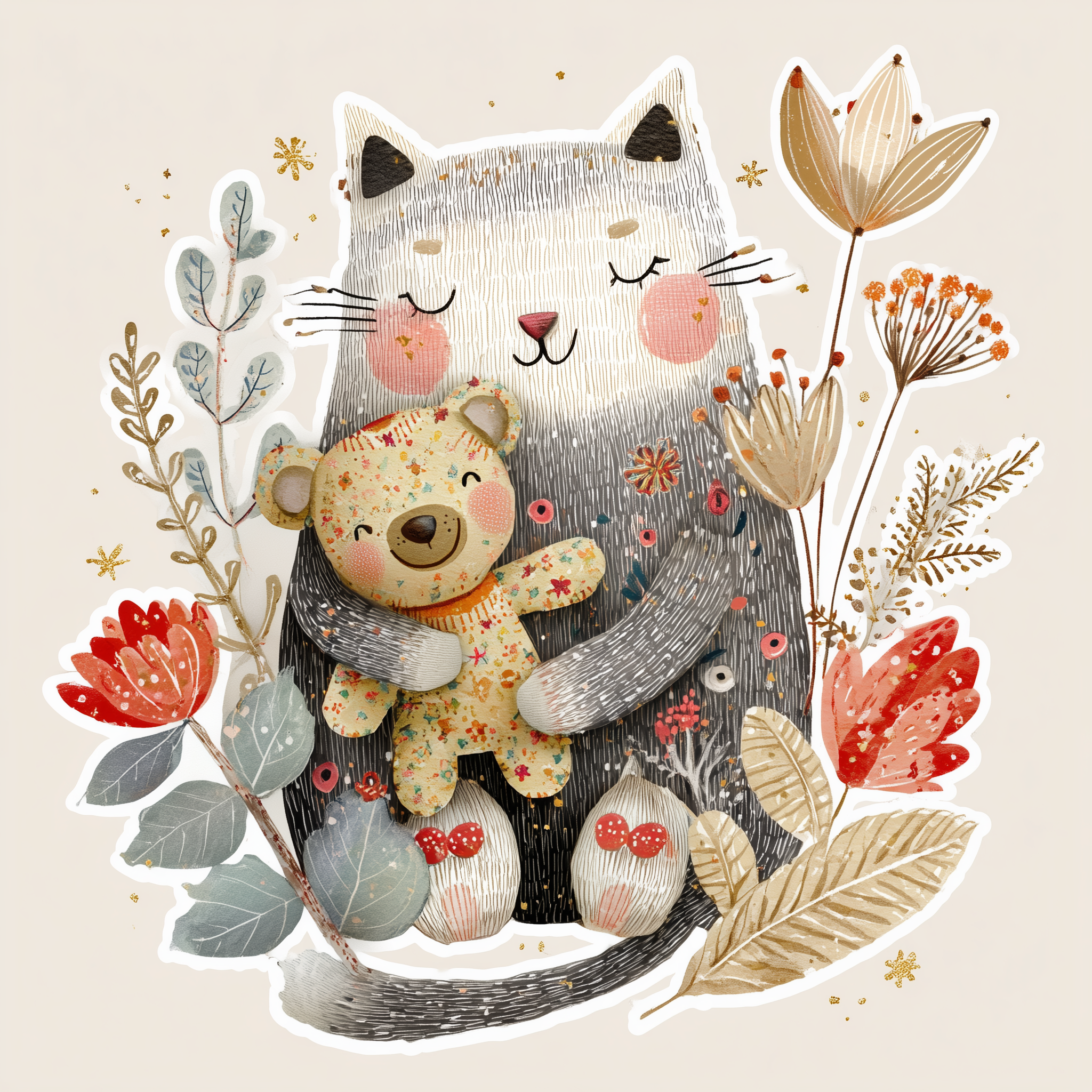 Иллюстрации для зоошанс «Бездомыши». AI-художник, контентмейкер, режиссёр Наталия Жданович