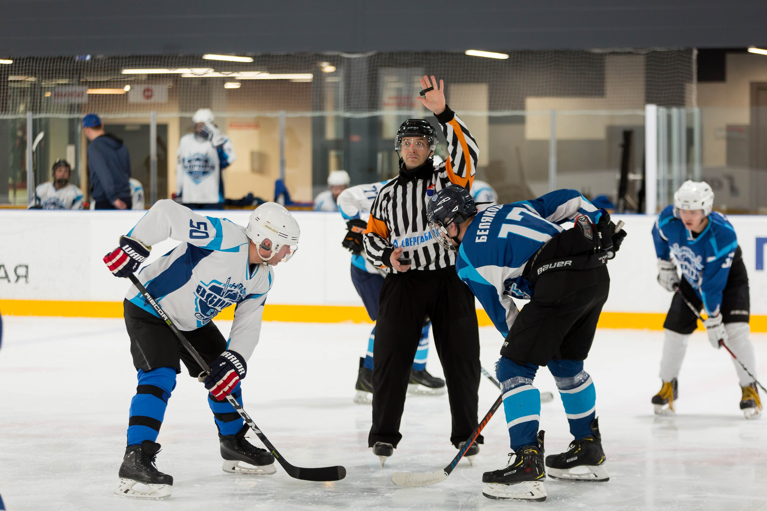 Хоккей для НПО «Аврора». Снимаю съемки