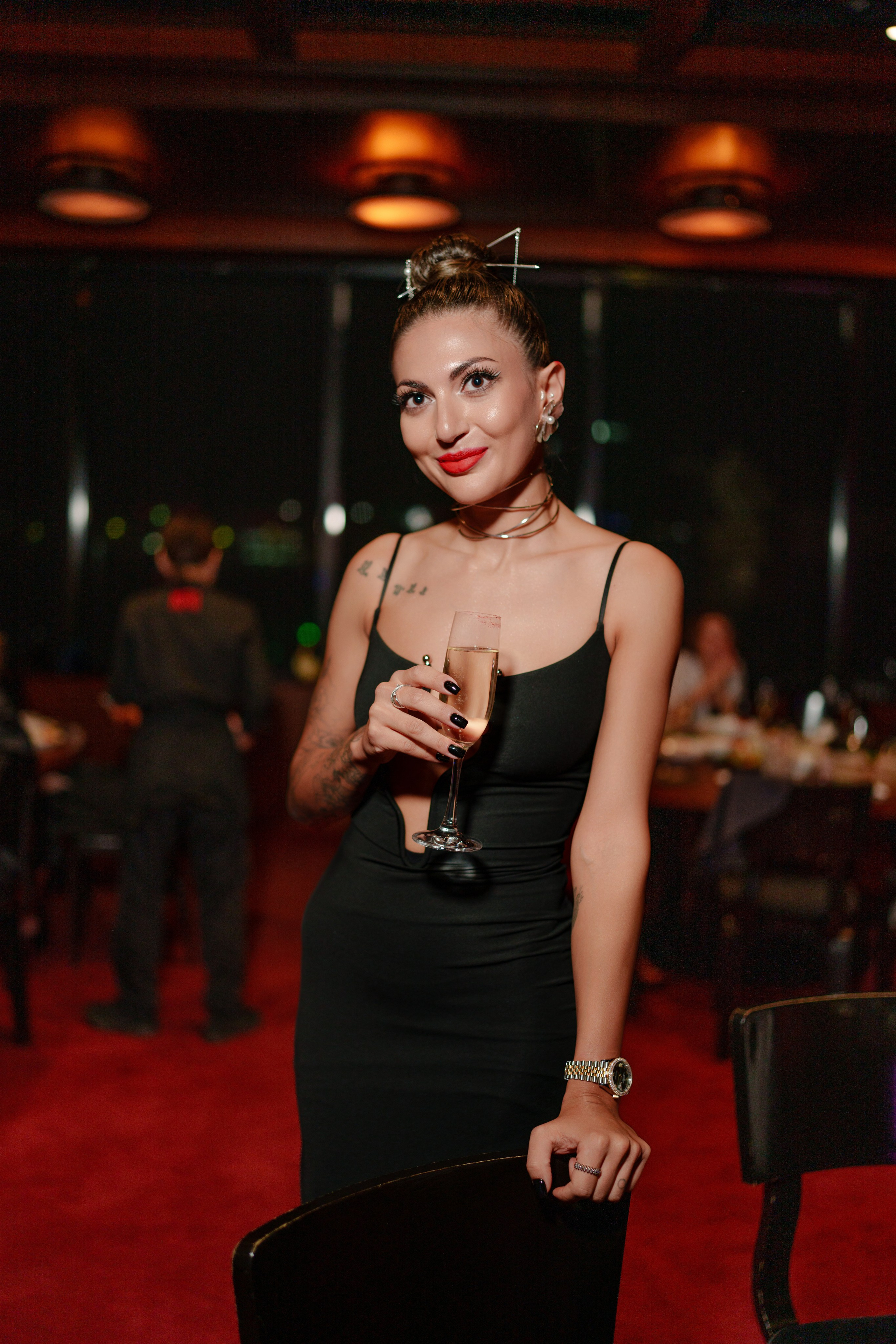 Репортажный фотограф на день рождения в ресторане KAI. Репортажный фотограф Москва Сергей Дружинин