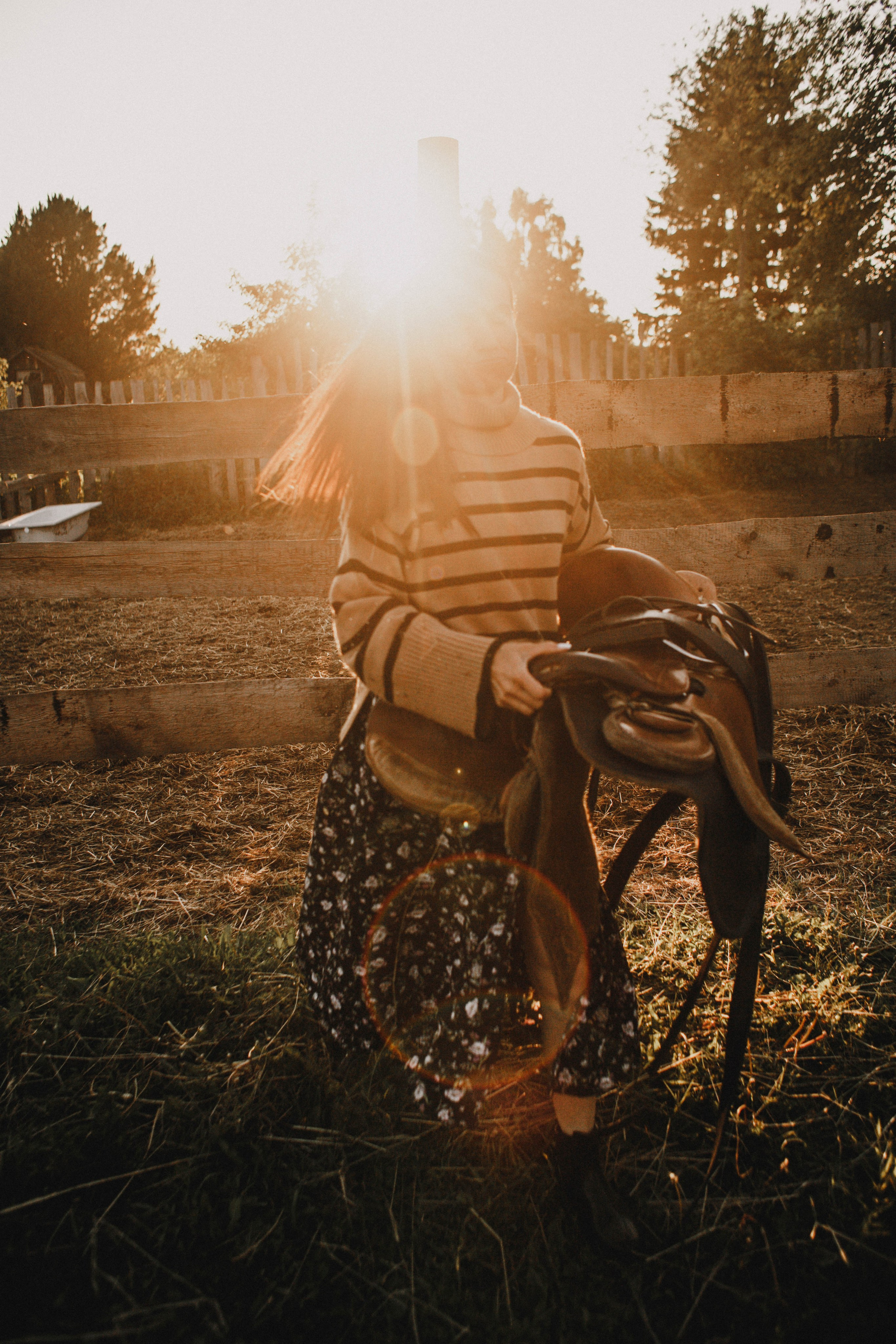 Варвара. Лошади. Закат. Фотограф в Нижнем Новгороде