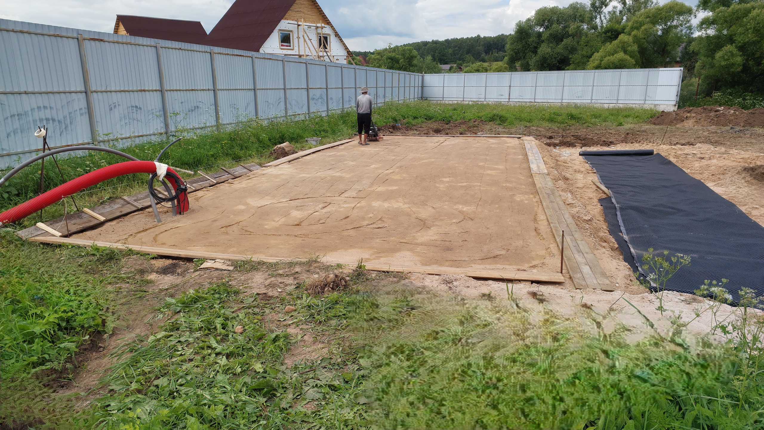  Подготовка территории под фундамент питомника МД-006