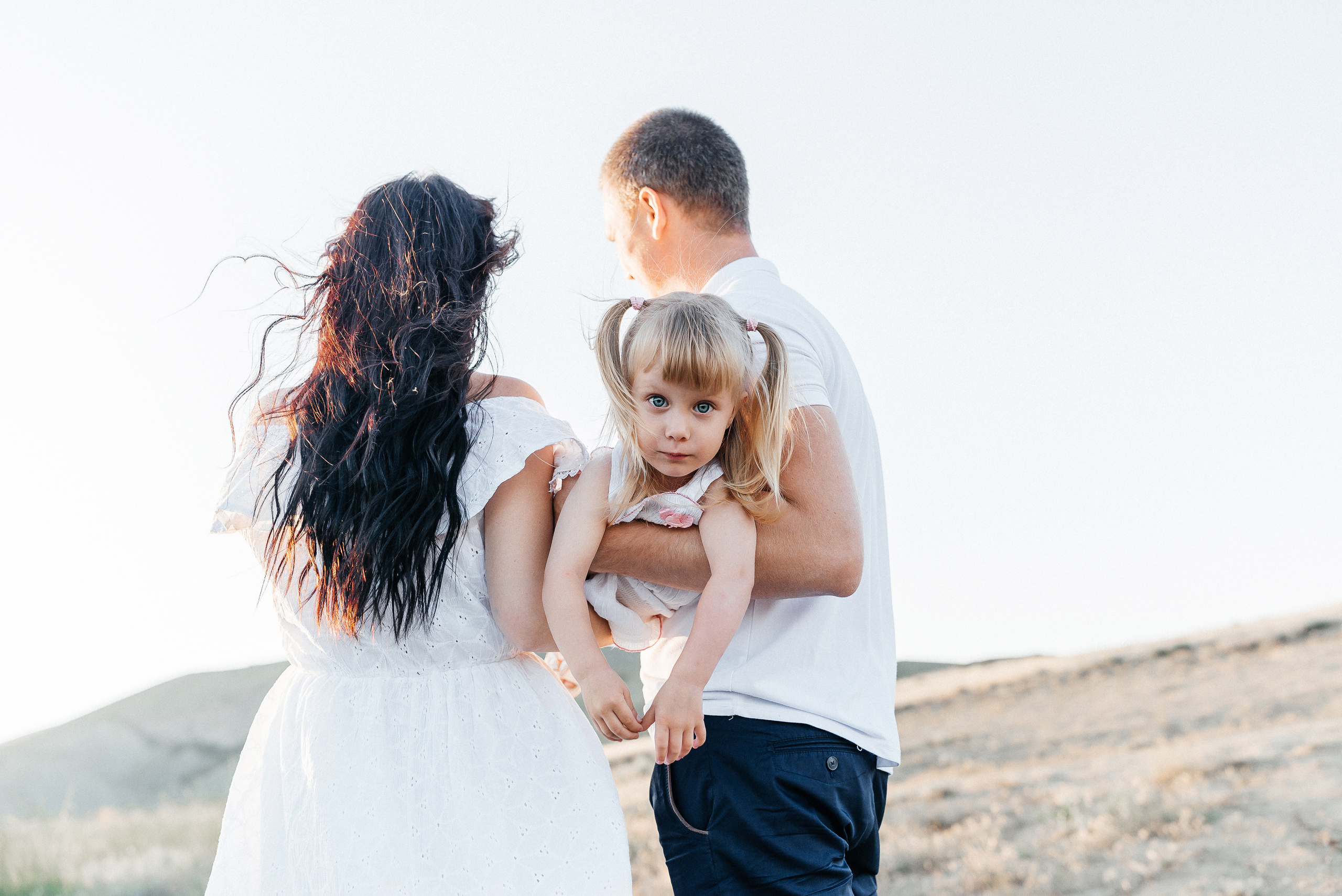 Кира с мамой и папой :)