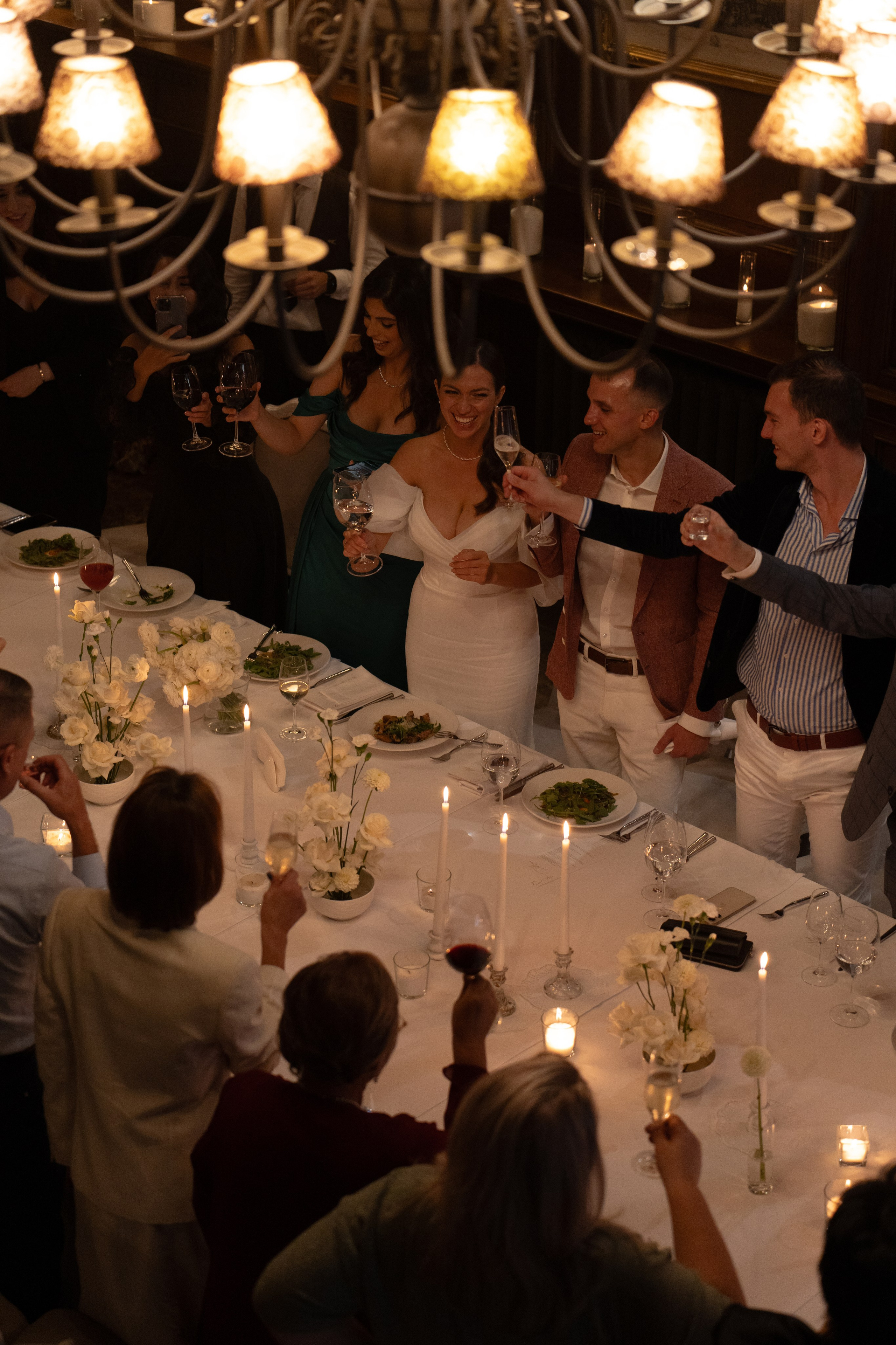 Wine and candles. Свадебный фотограф Наташа Брифли