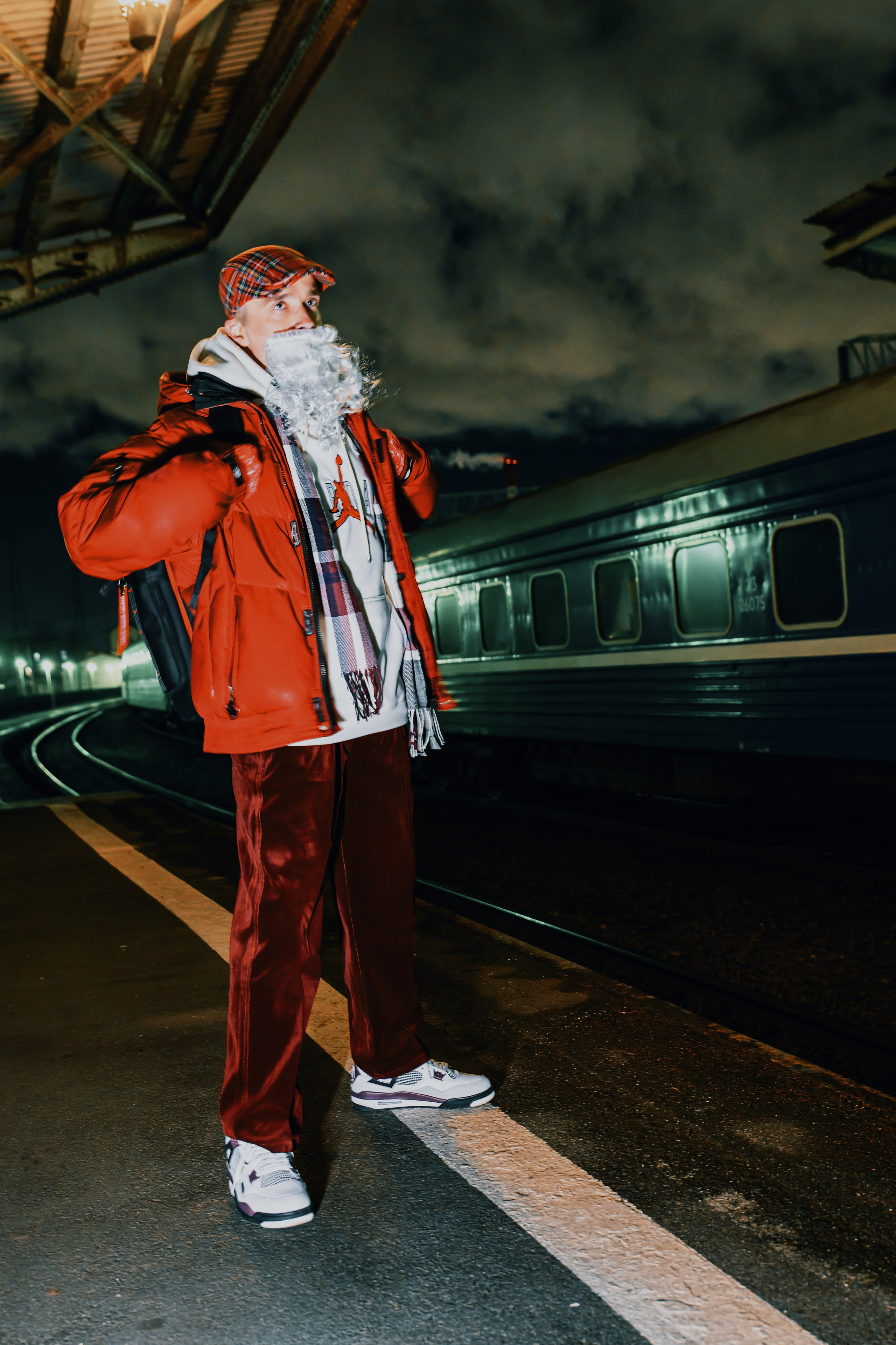 Дед Мороз на стиле. Профессиональный фотограф в Санкт-Петербурге