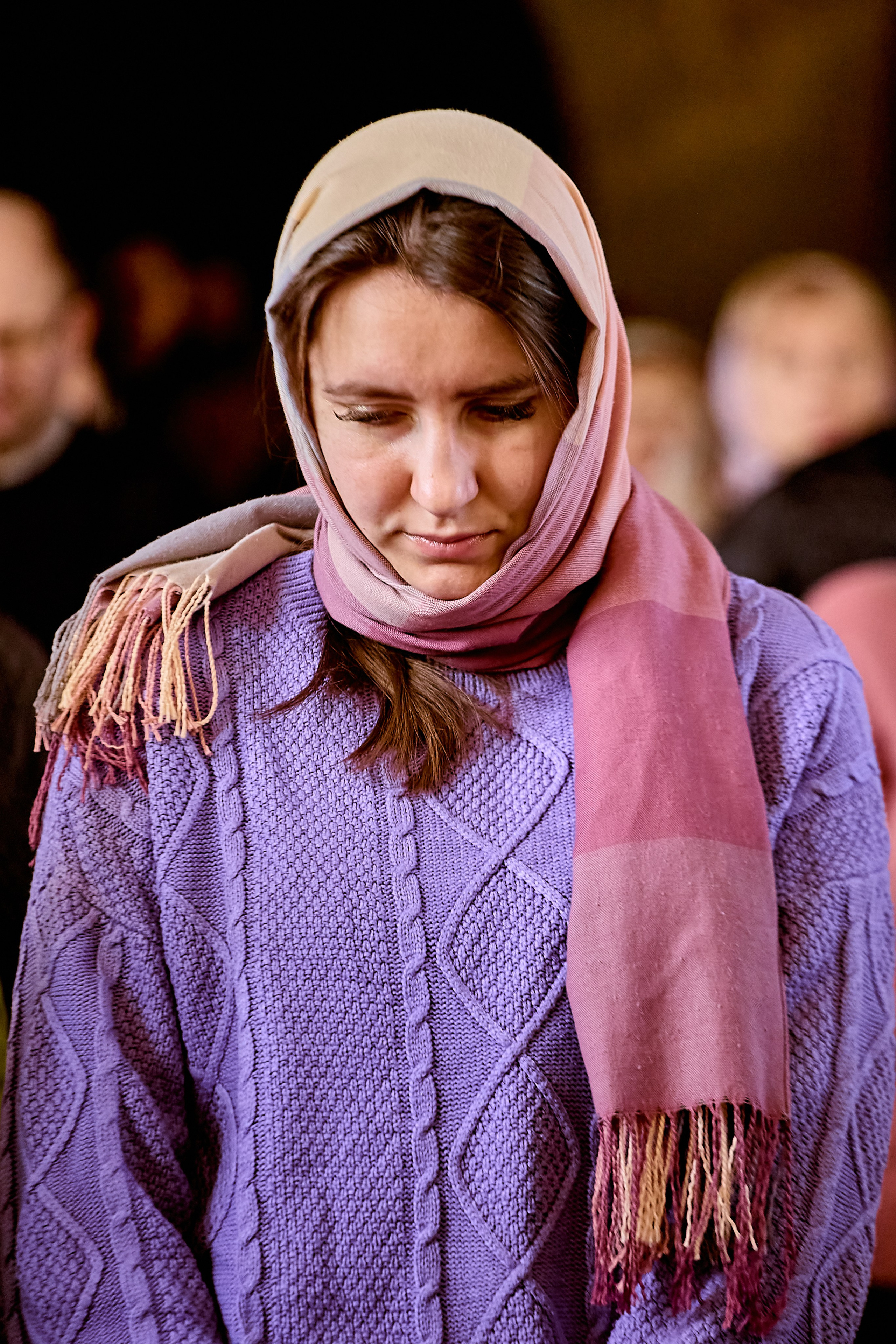 Великий пост портреты в храме во время богослужения