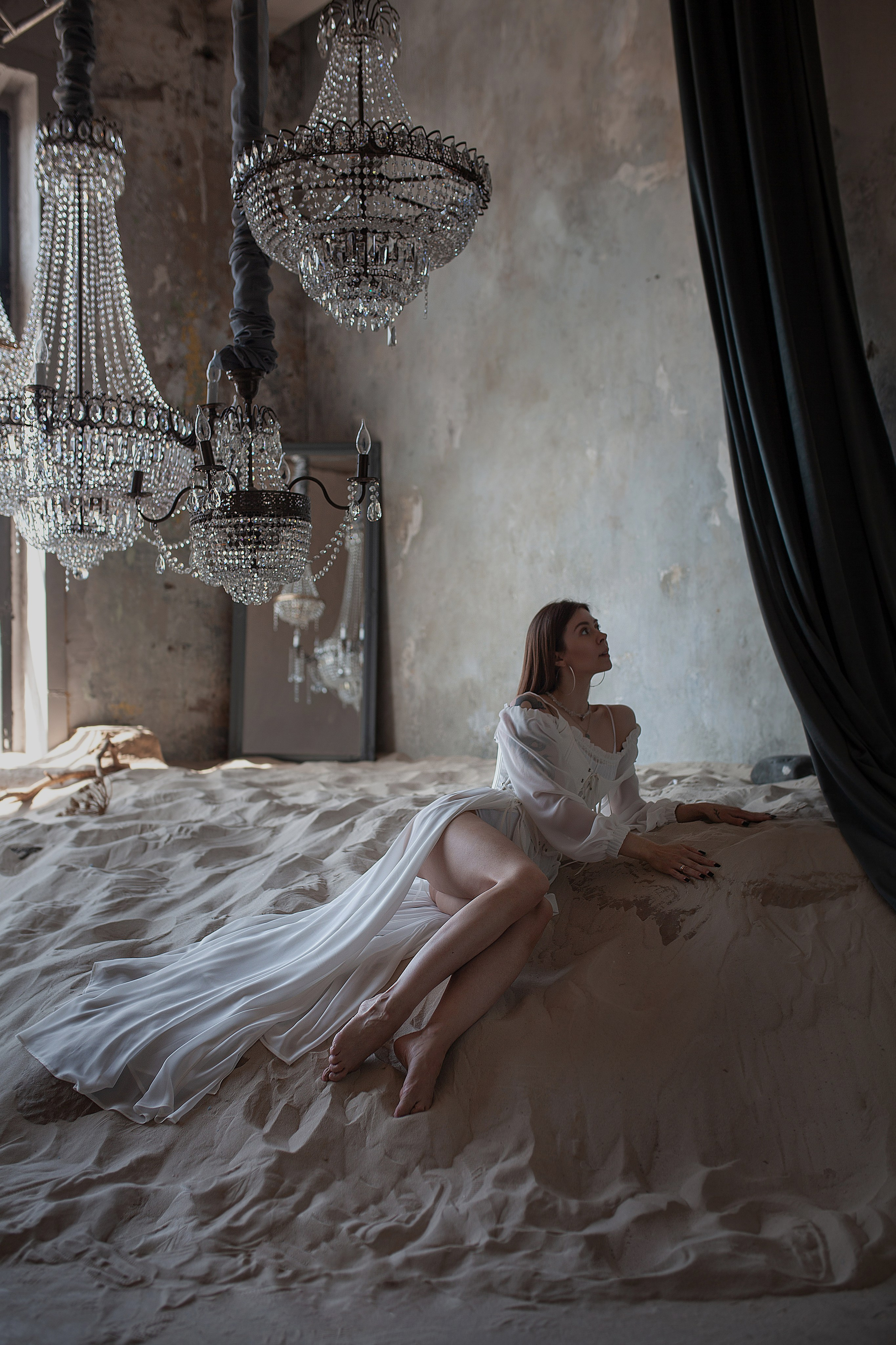 Корсет 'Euphoria' белый. Лиза Бродская — фотограф в Москве