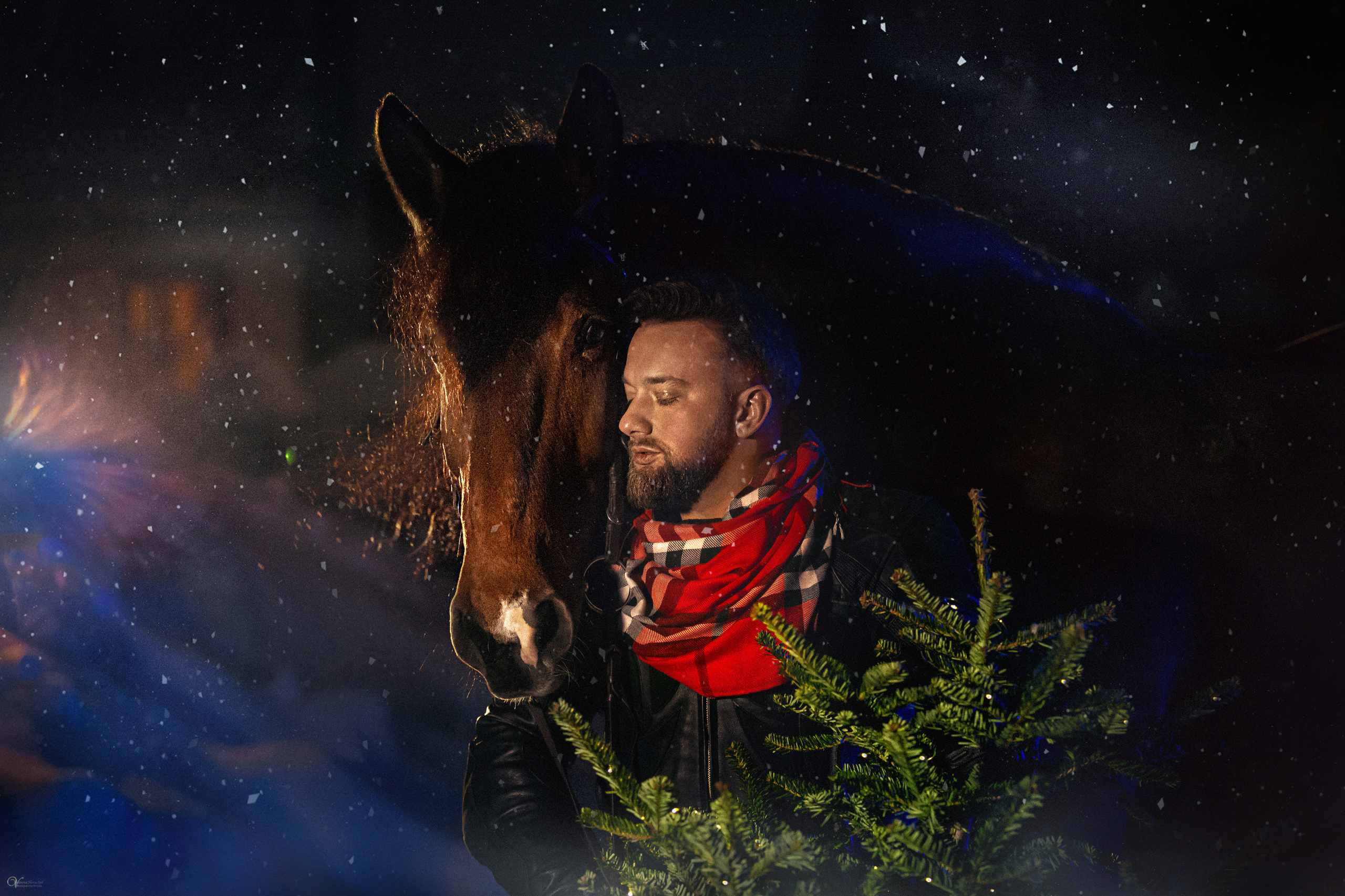 Дима и Новогоднее настроение. Фотограф женский и мужской портрет Санкт-Петербург