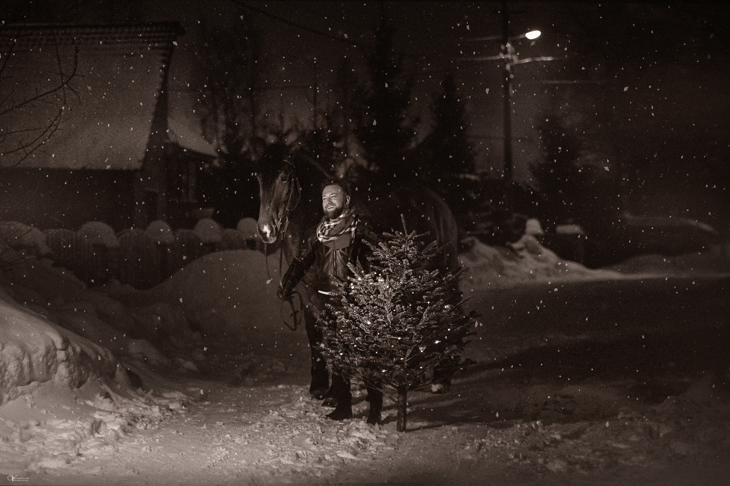 Дима и Новогоднее настроение. Фотограф женский и мужской портрет Санкт-Петербург