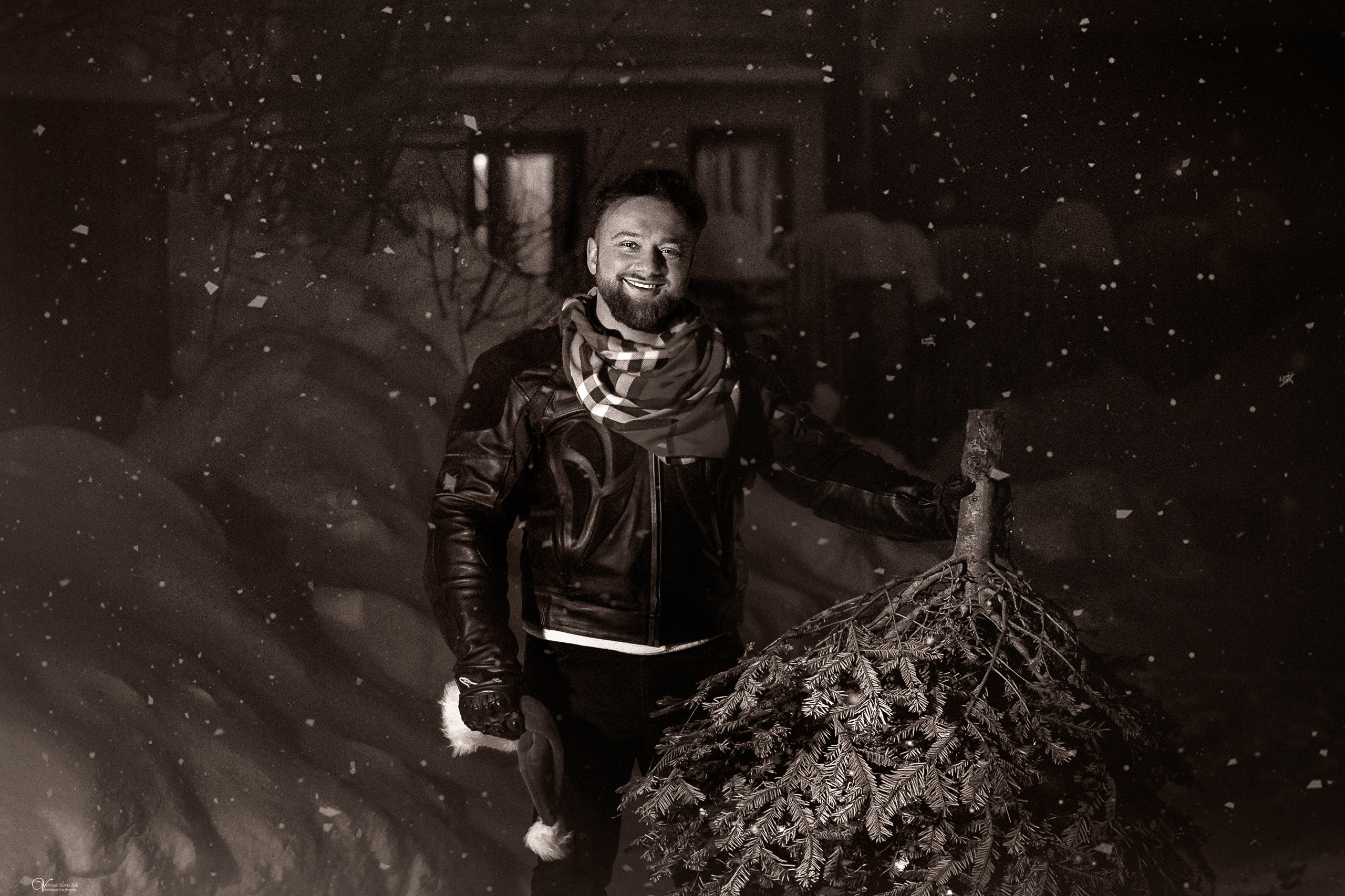 Дима и Новогоднее настроение. Фотограф женский и мужской портрет Санкт-Петербург