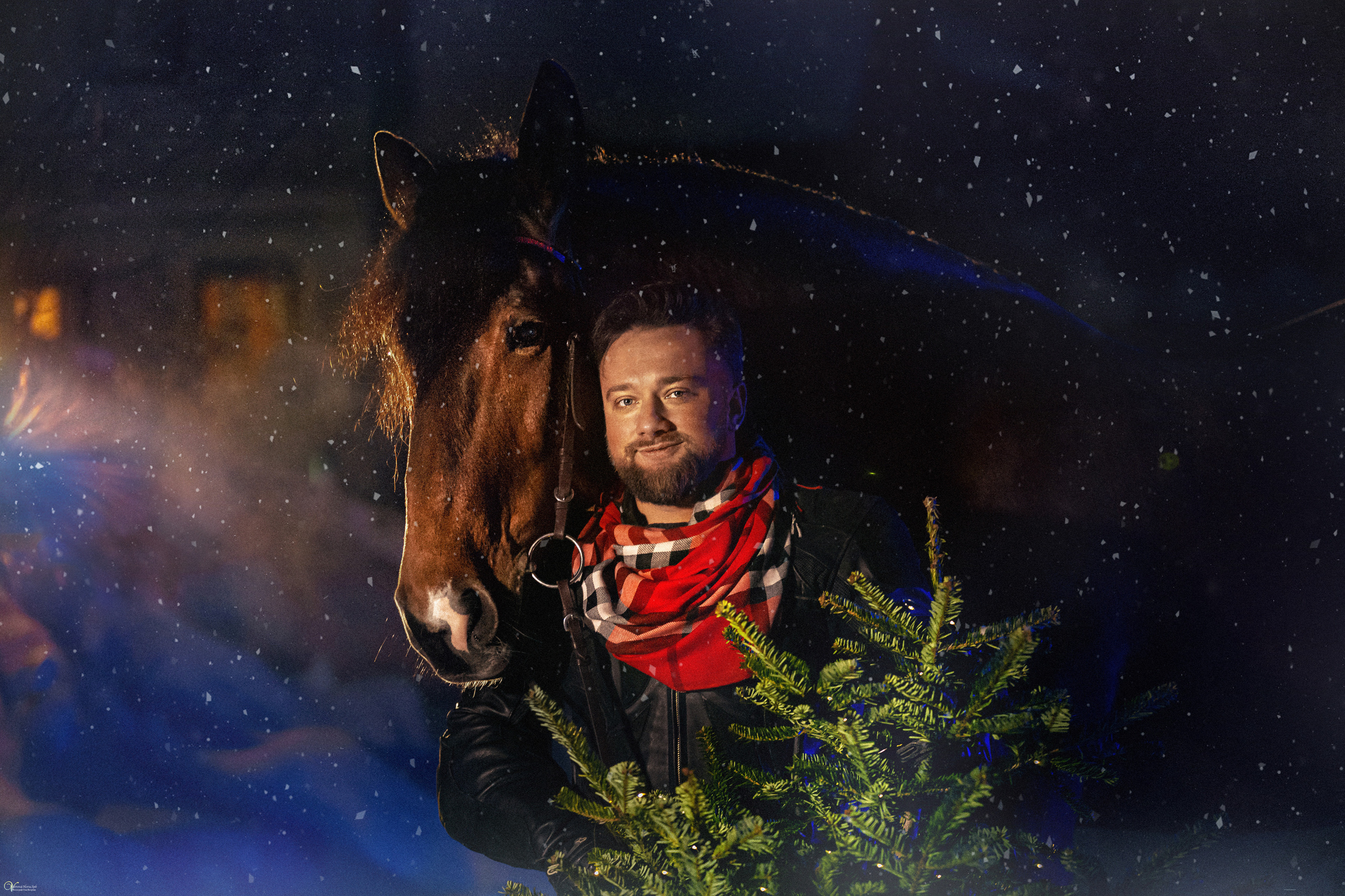 Дима и Новогоднее настроение. Фотограф женский и мужской портрет Санкт-Петербург