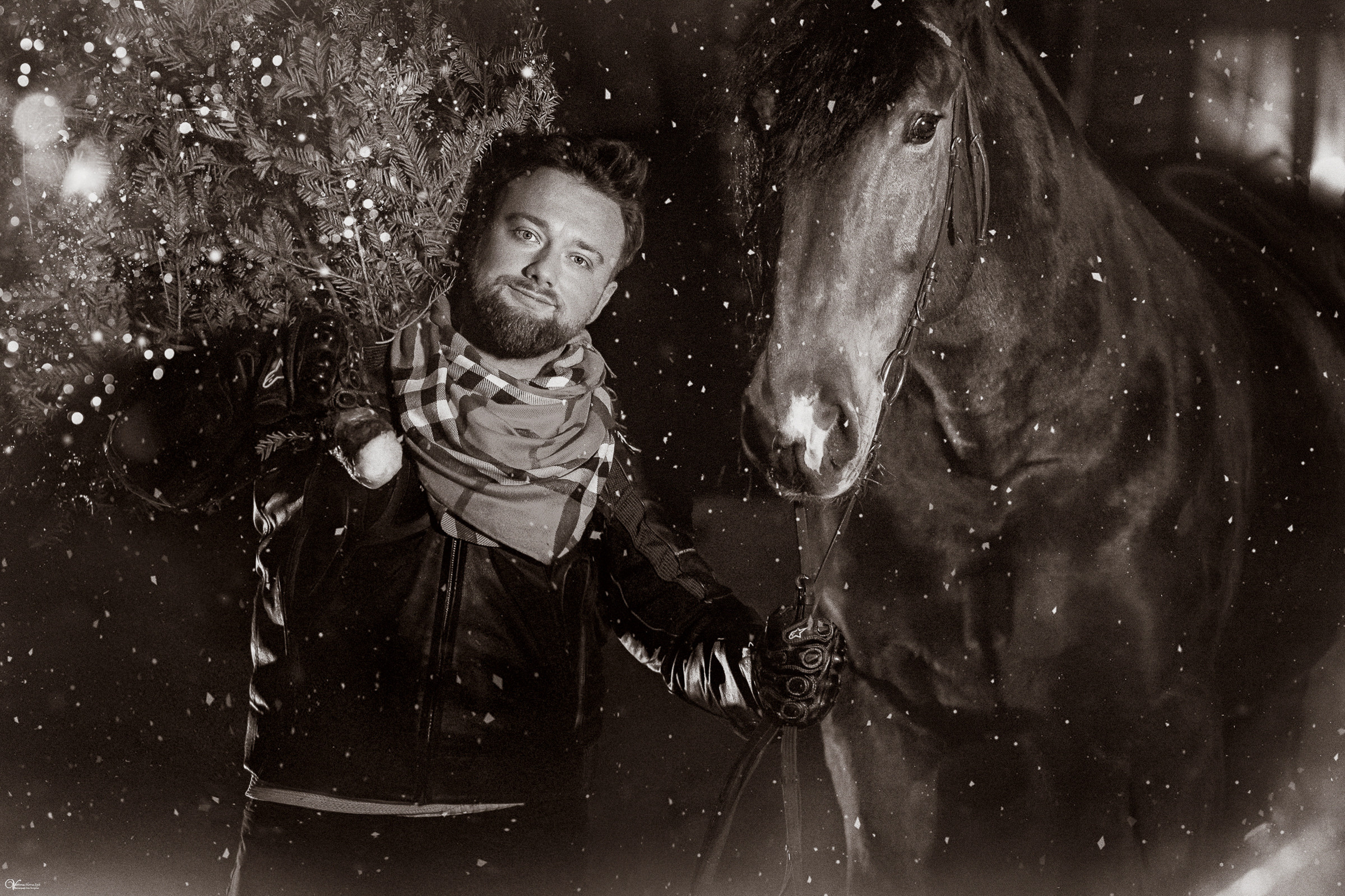 Дима и Новогоднее наастроение. Фотограф женский и мужской портрет Санкт-Петербург