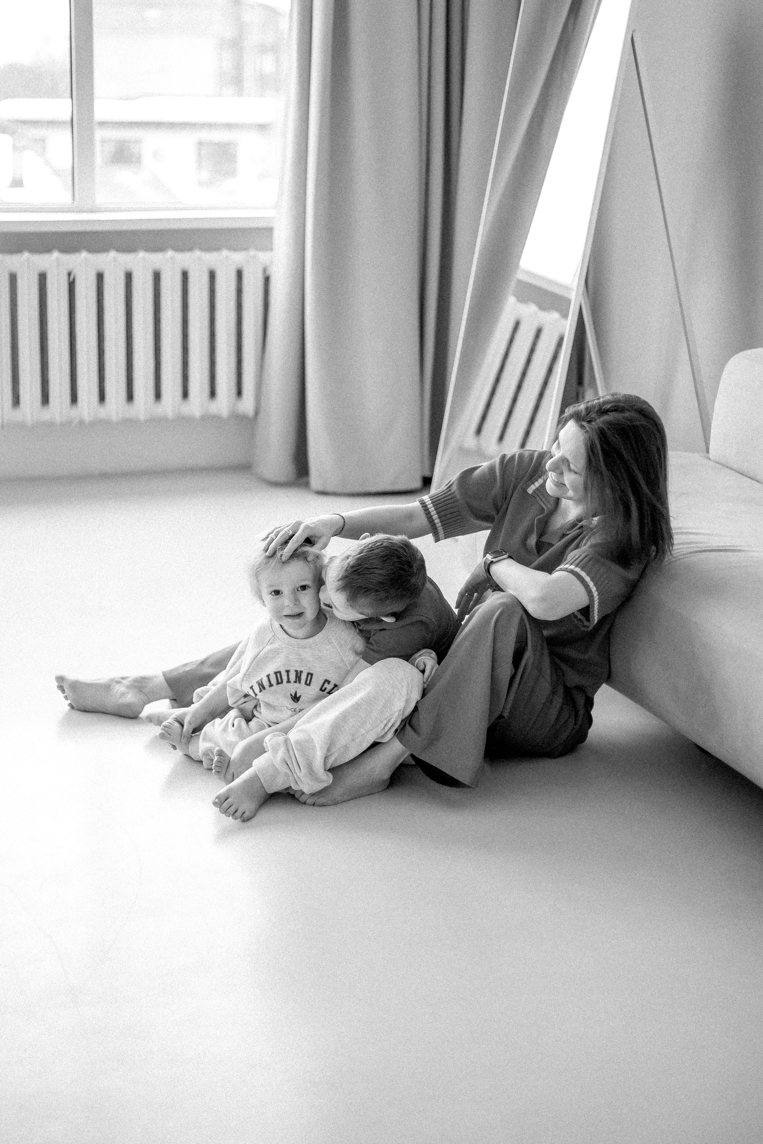 Даша и сыновья. Фотограф в Москве Базанова Дарья
