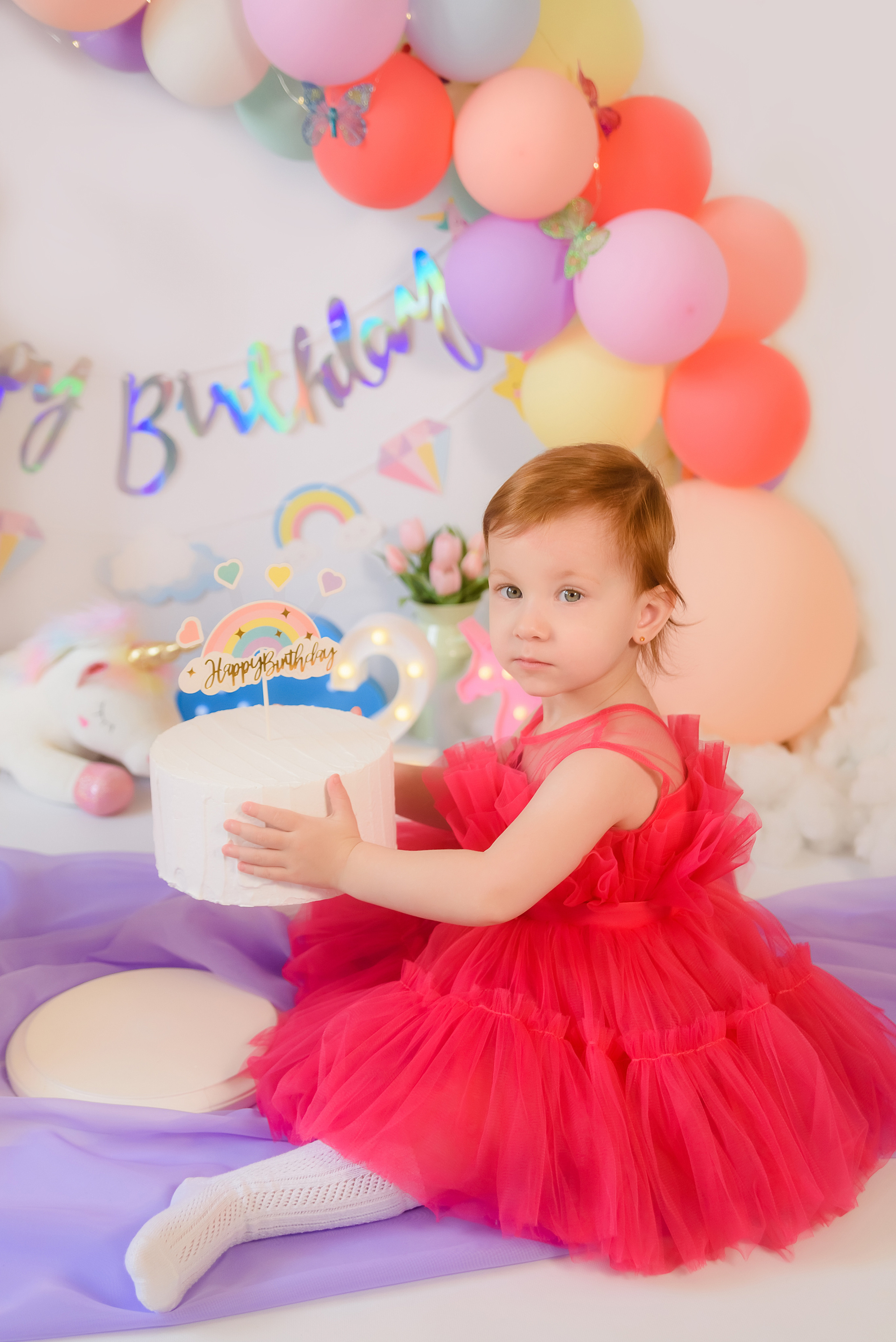 Детская фотосессия «Единорожки» Ева 2 годика. Детский Фотограф |Фотограф на годик в Брянске Ирина Романова