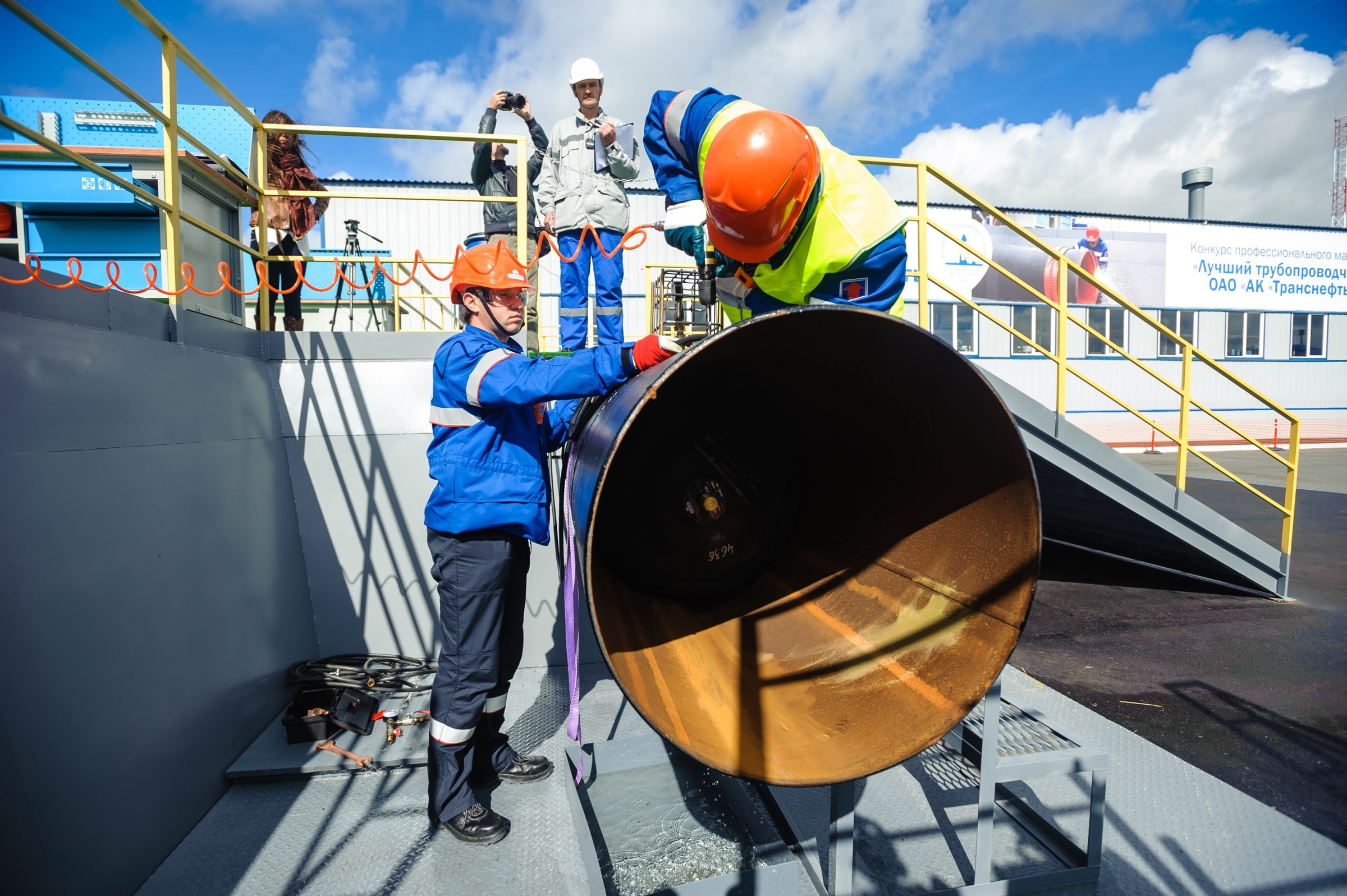 Транснефть — производственная площадка, 2 июля 2014. Репортажный фотограф в Санкт-Петербурге — Эдуард Фазлетдинов