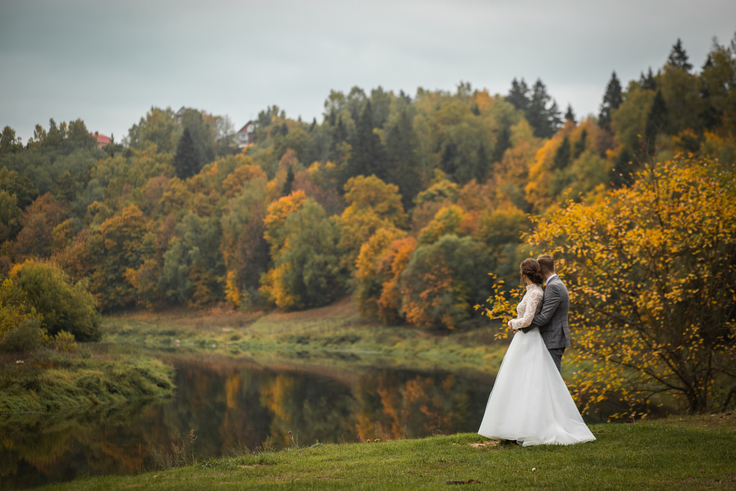 Свадебная прогулка д. о.Ершово. Фотограф Олеся Бакалина