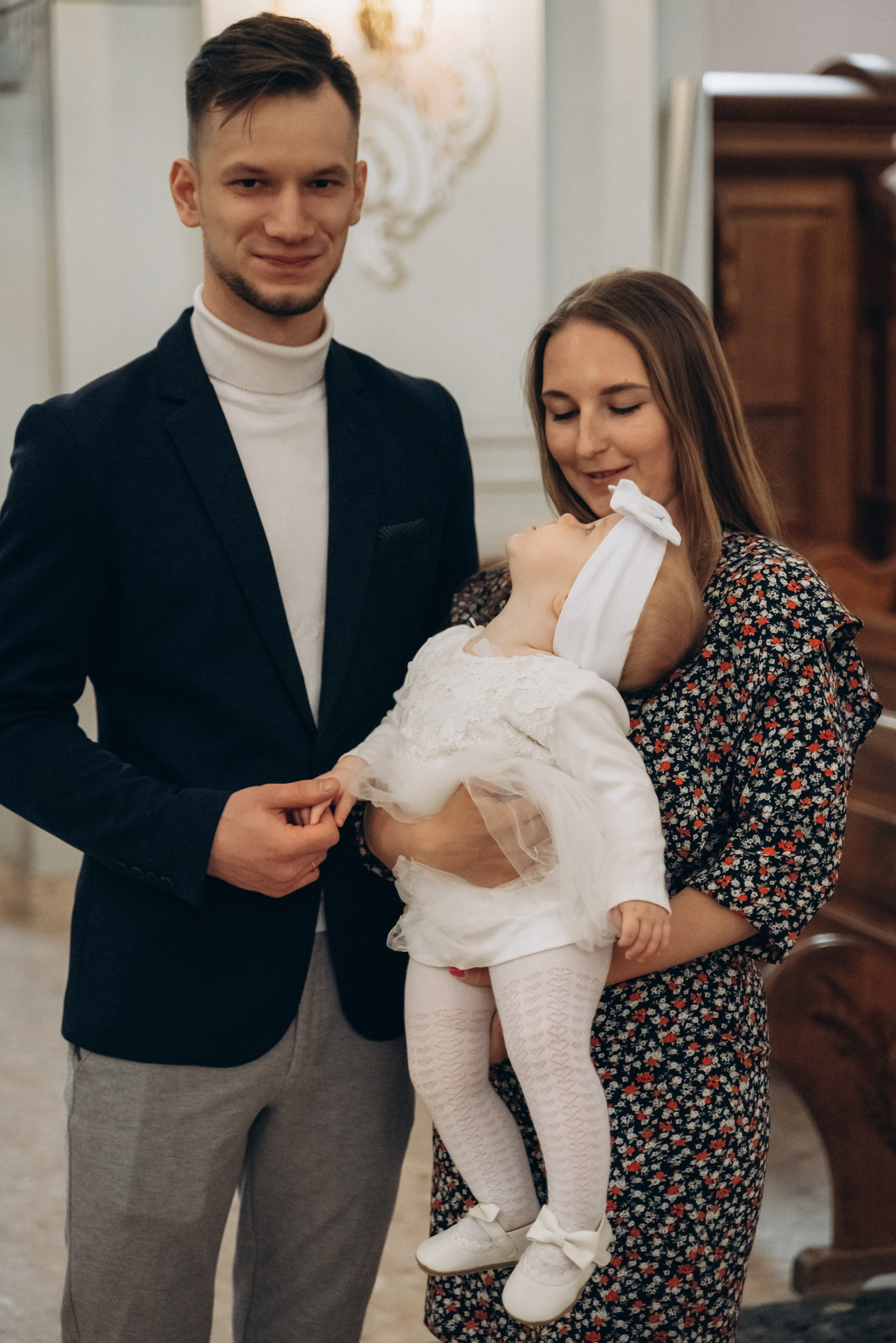 Крещение Ульяны (Белый костёл). Семейный фотограф в Минске Дарья Дреко