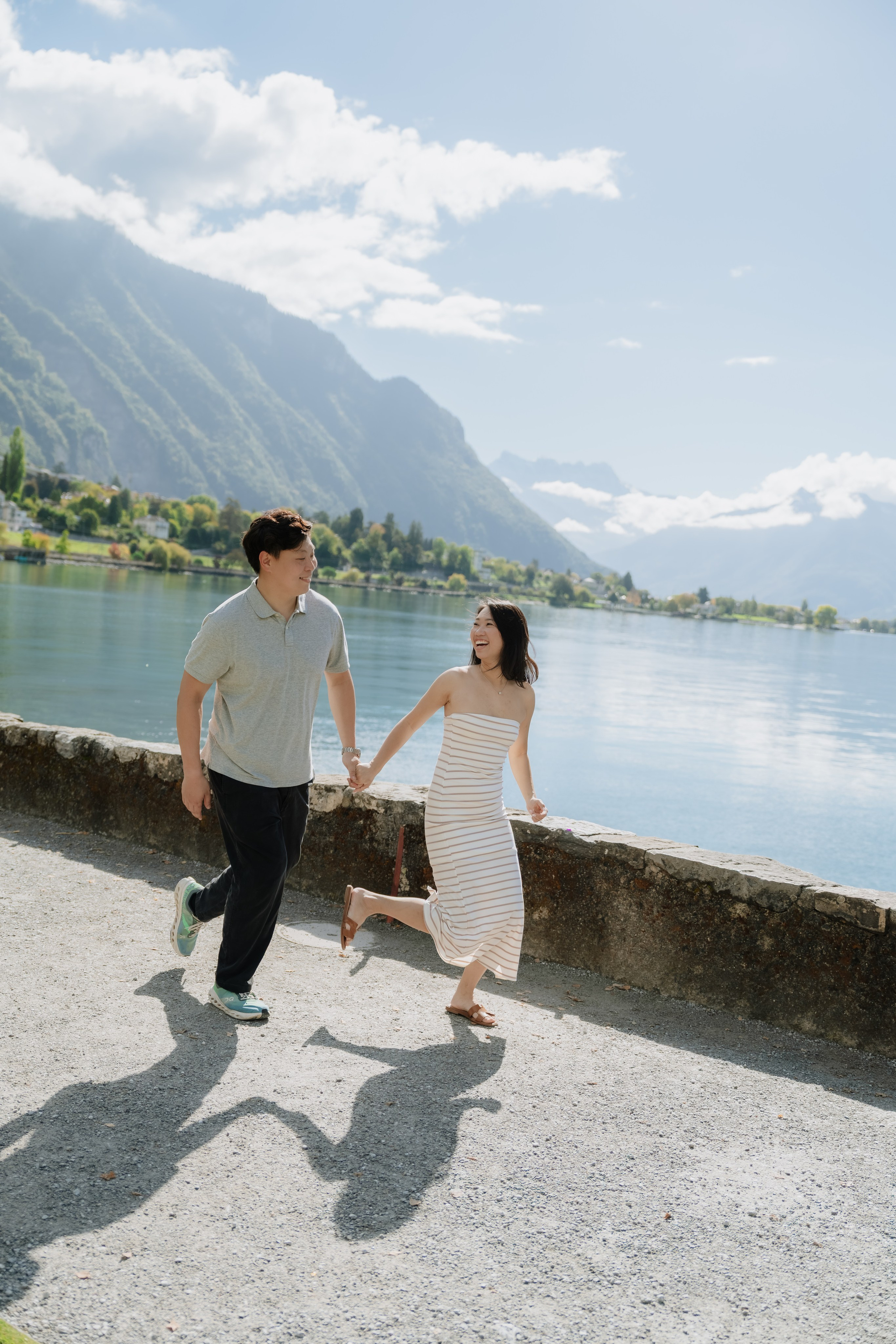 Stephanie & Dominick | Proposal Montreux. Профессиональный свадебный фотограф в Женеве и Швейцарии | Таня Вовчецкая