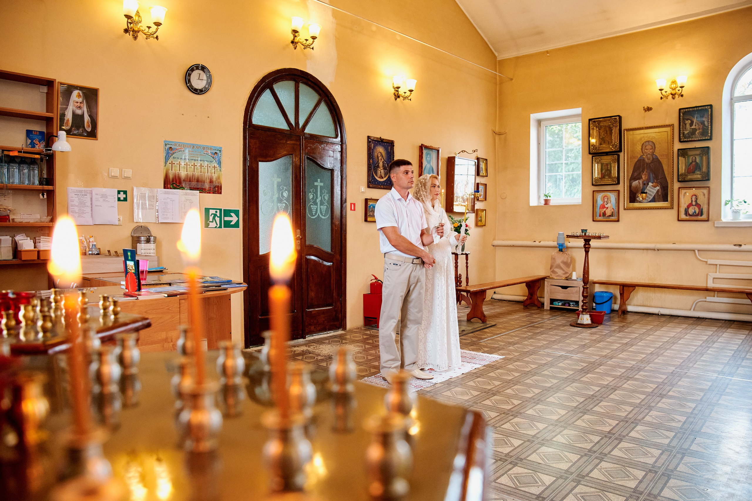 Венчание. Храм Вознесения Господня. с. Новобессергеневка Неклиновского района. Фотограф Таганрог Анна Трайжон