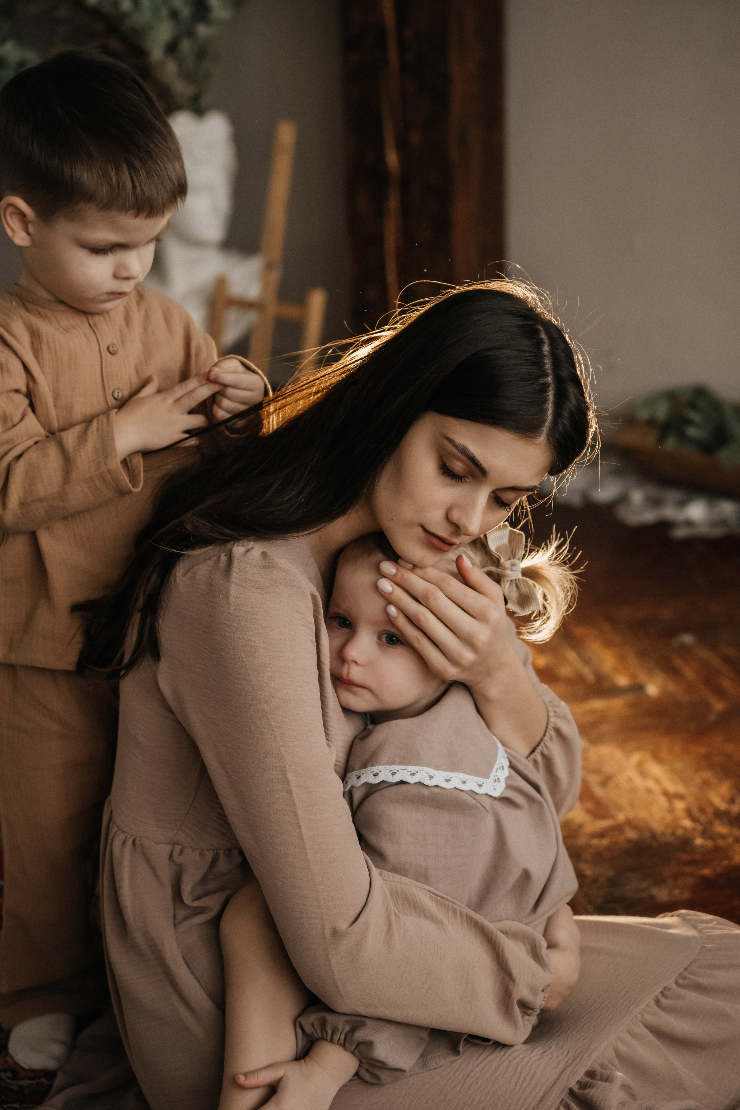В мастерской. Ваш фотограф Вика Артемова