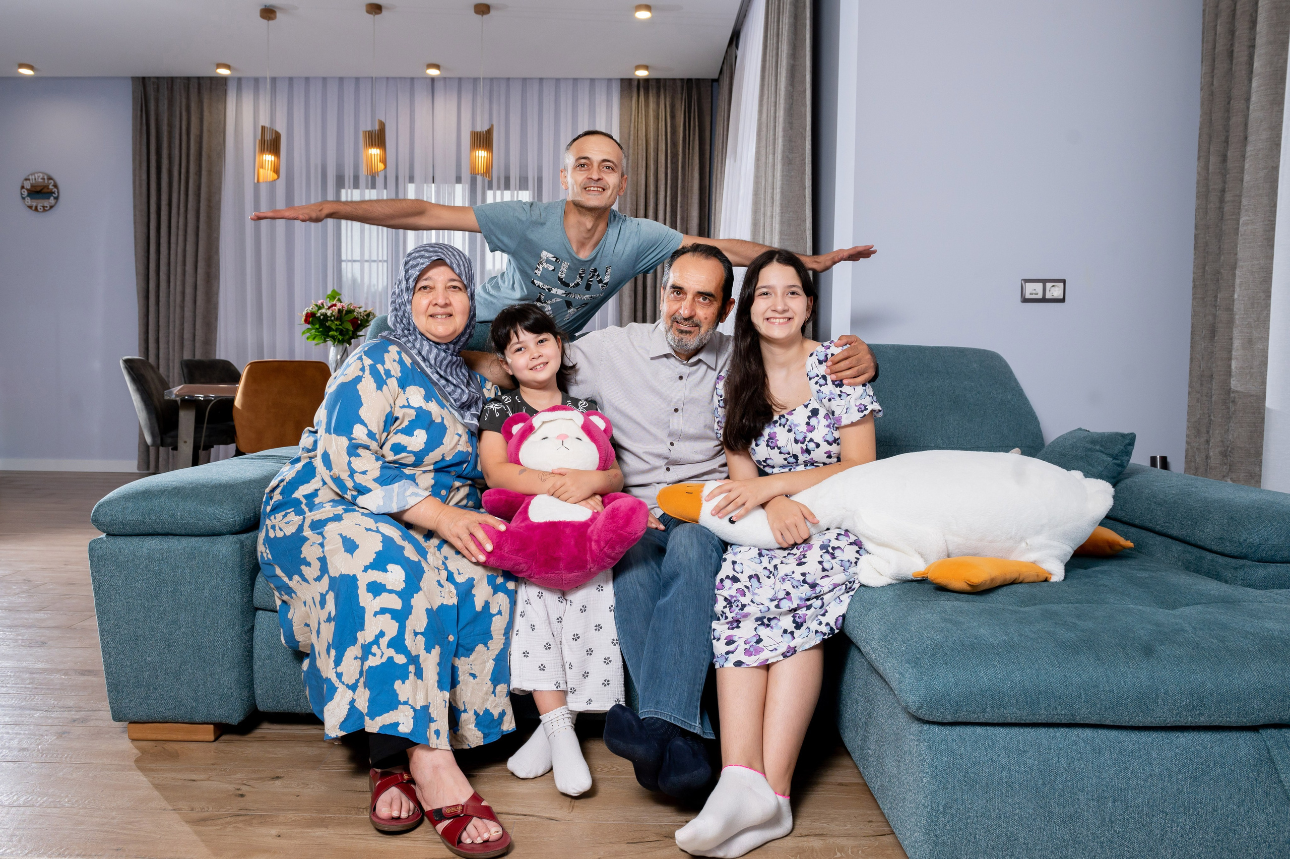 Семейная фотосессия в коттедже. Портретный, семейный и свадебный фотограф в Санкт-Петербурге и в Пушкине Ширяев Денис