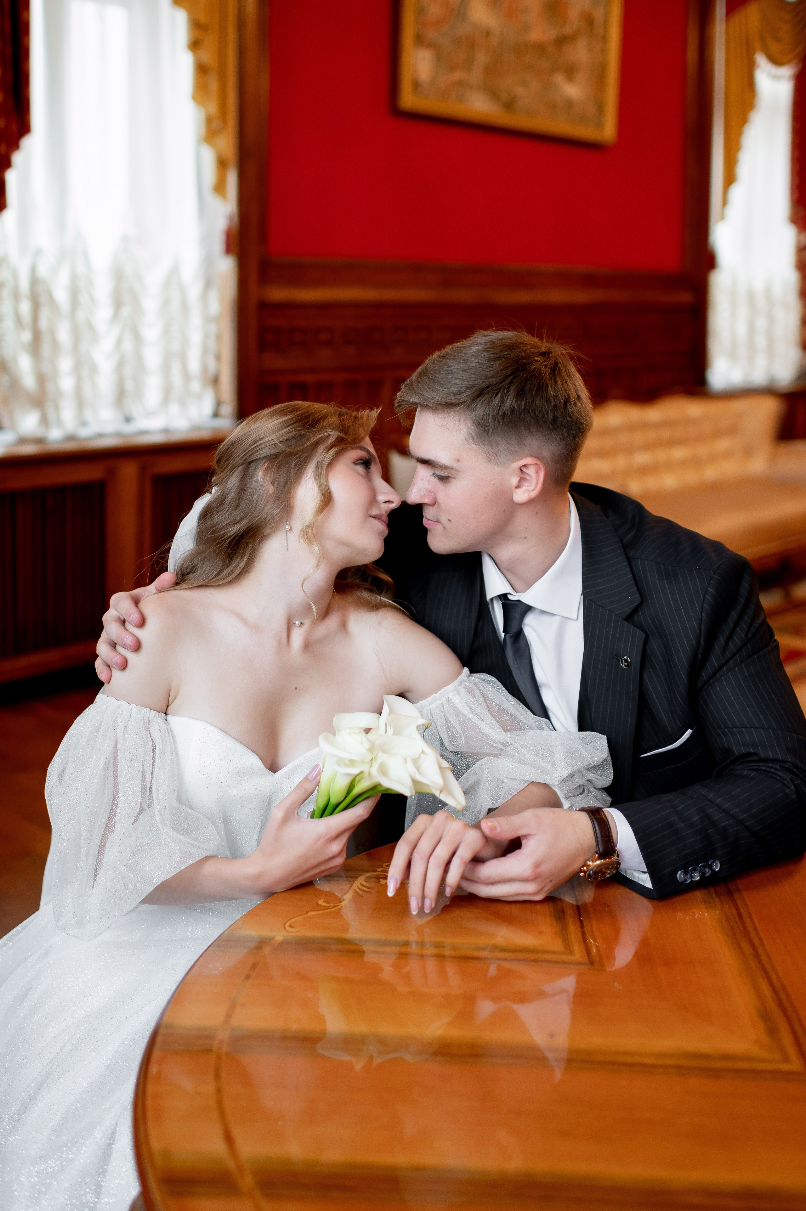 Анастасия и Михаил (Второй Дворец Бракосочетания на Фурштатской улице 52, фотосессия в Таврическом парке). Портретный, семейный и свадебный фотограф в Санкт-Петербурге и в Пушкине Ширяев Денис