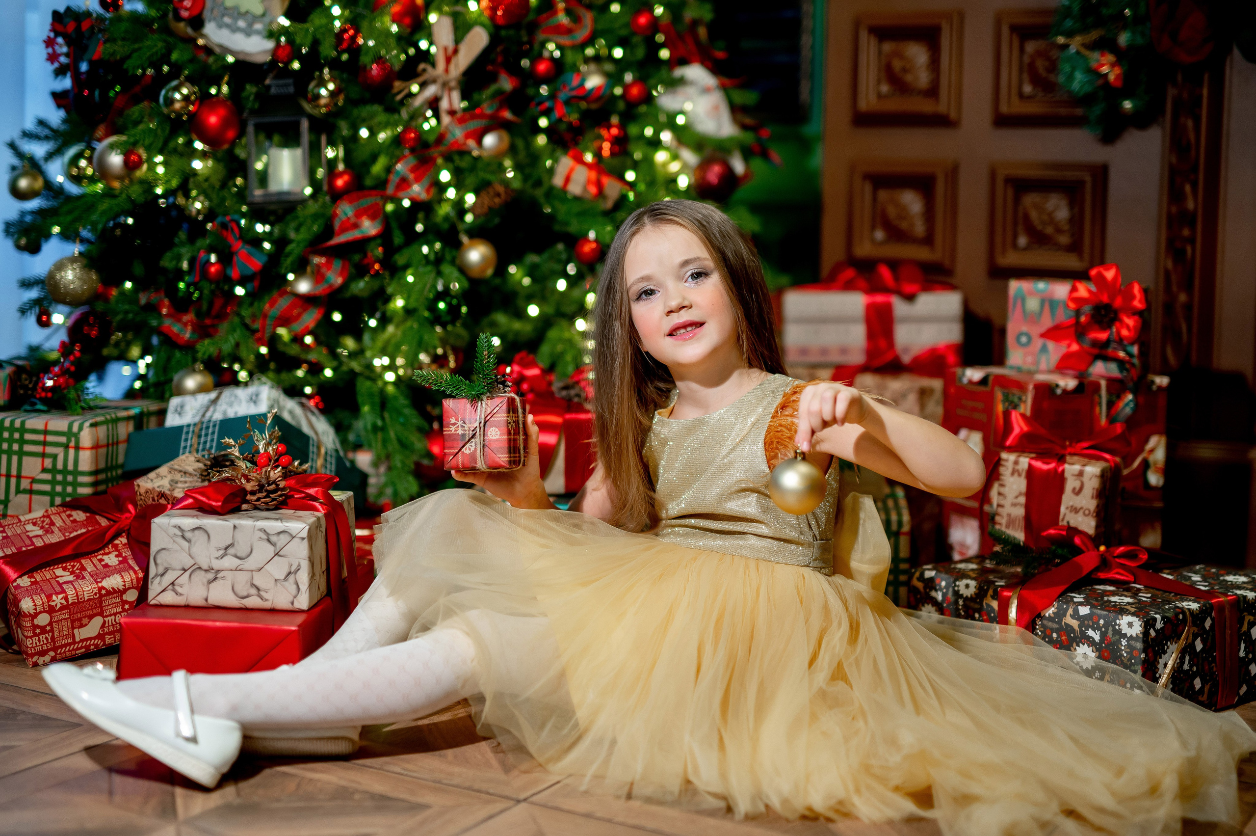 Новогодняя фотосессия в Leona Stage. Портретный, семейный и свадебный фотограф в Санкт-Петербурге и в Пушкине Ширяев Денис