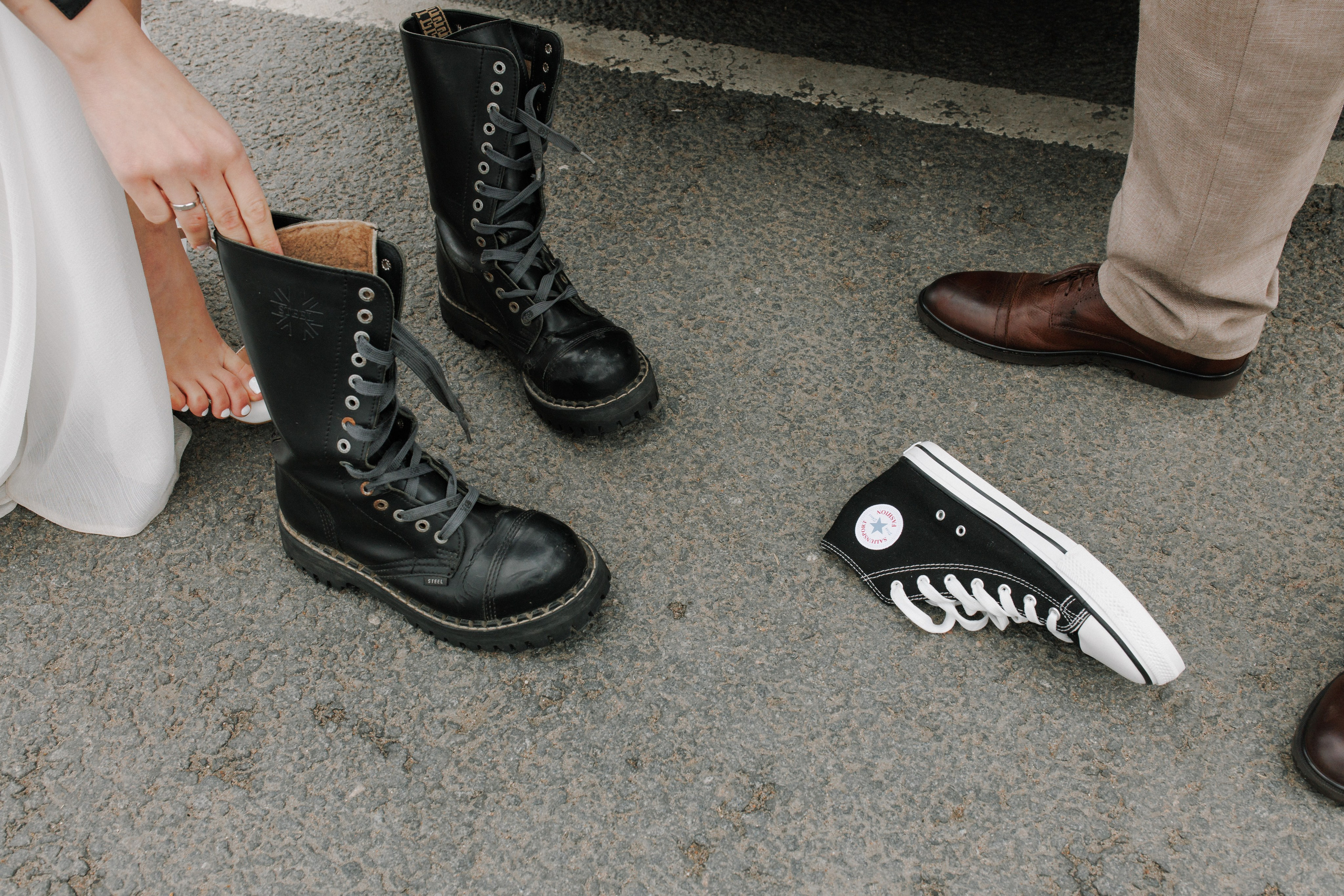 Два образа на этих снимках. Свадебный фотограф СПБ