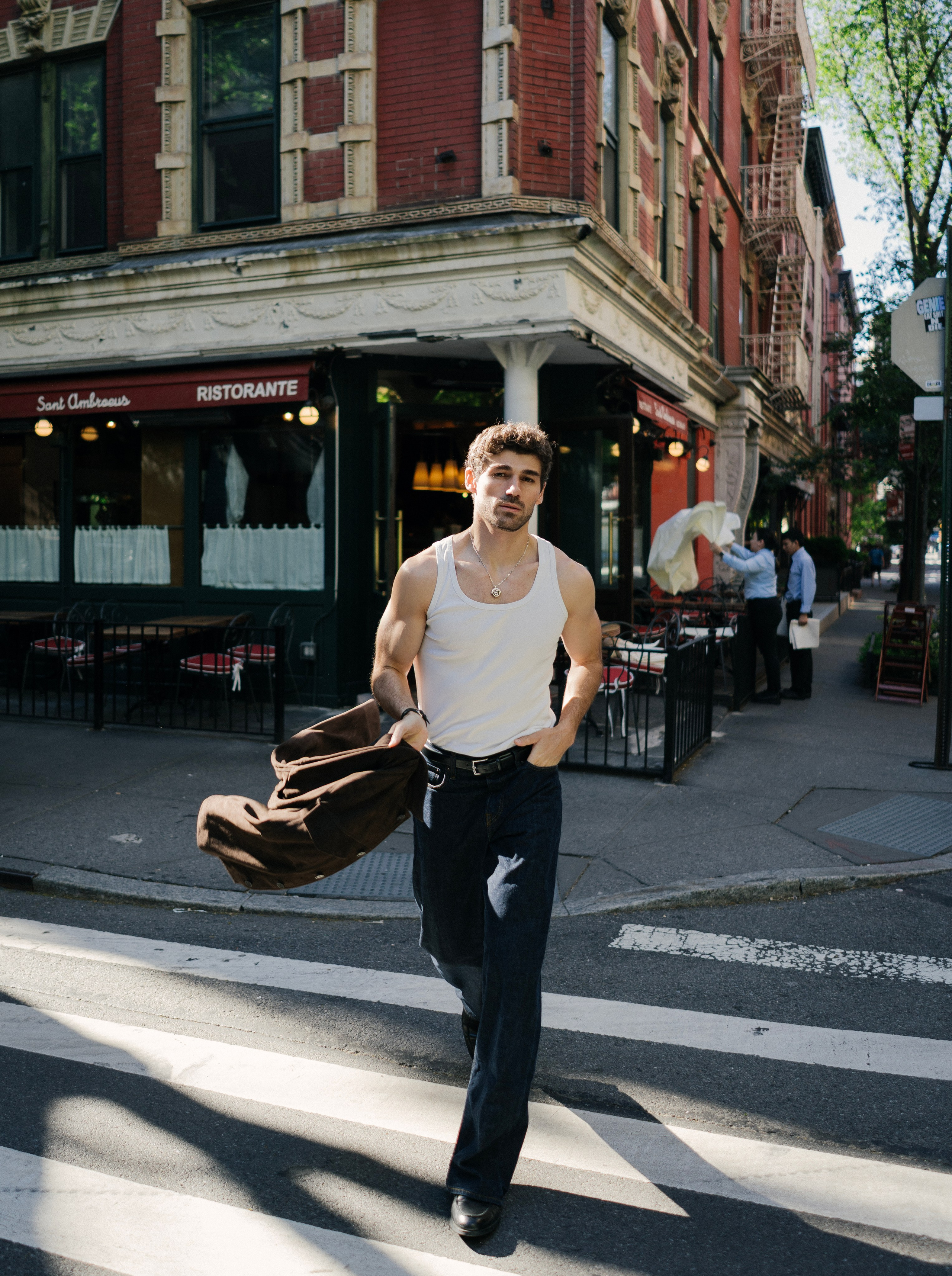 Street Photoshoot. Portrait and food photographer Sergei Sterling