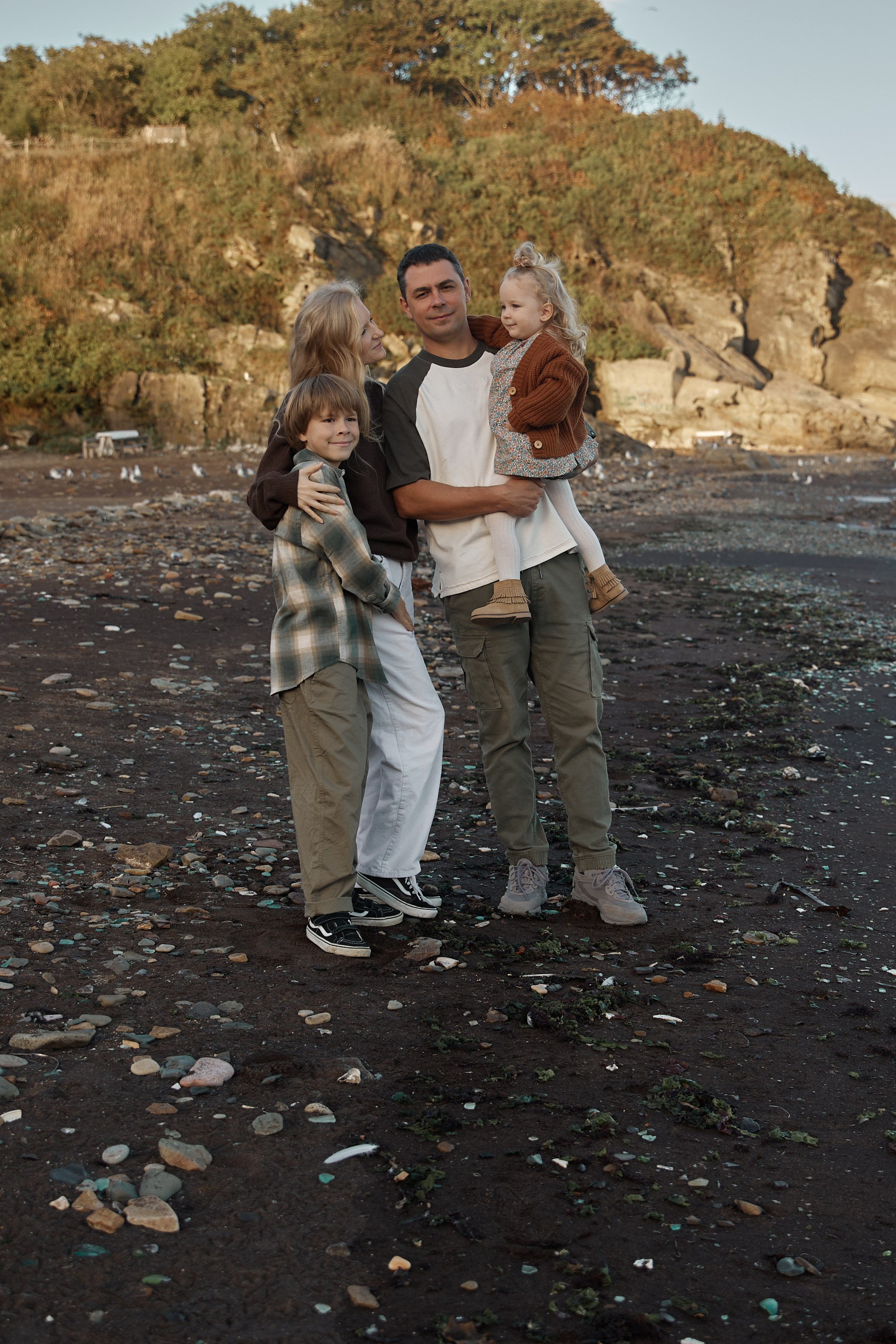 Люба с семьей. Фотограф женского портрета, беременности и материнства Харькова Елена