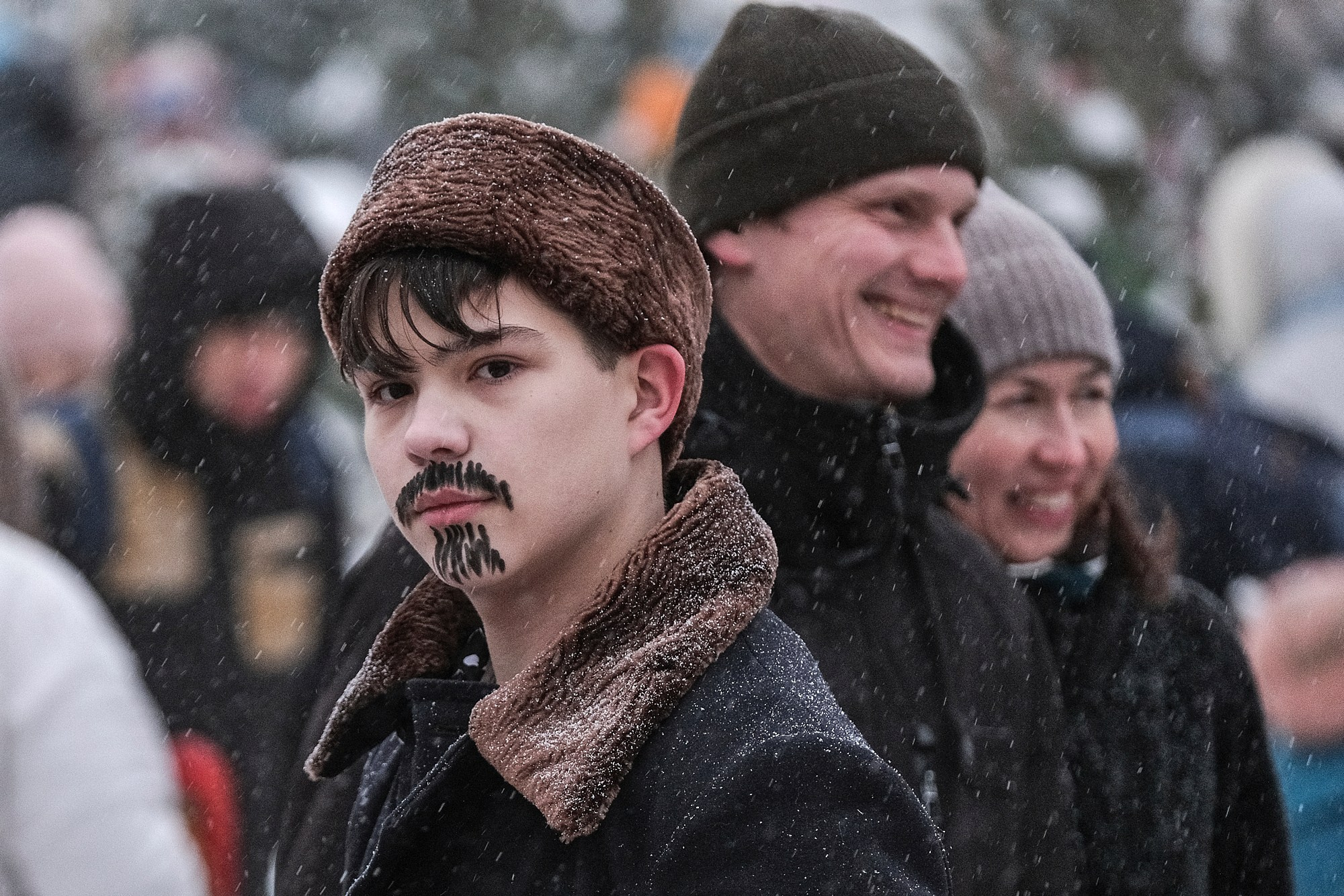 Никита Гольцов фотограф; Колядки; Колядование; Рождество; Репортажный фотограф в Томске;