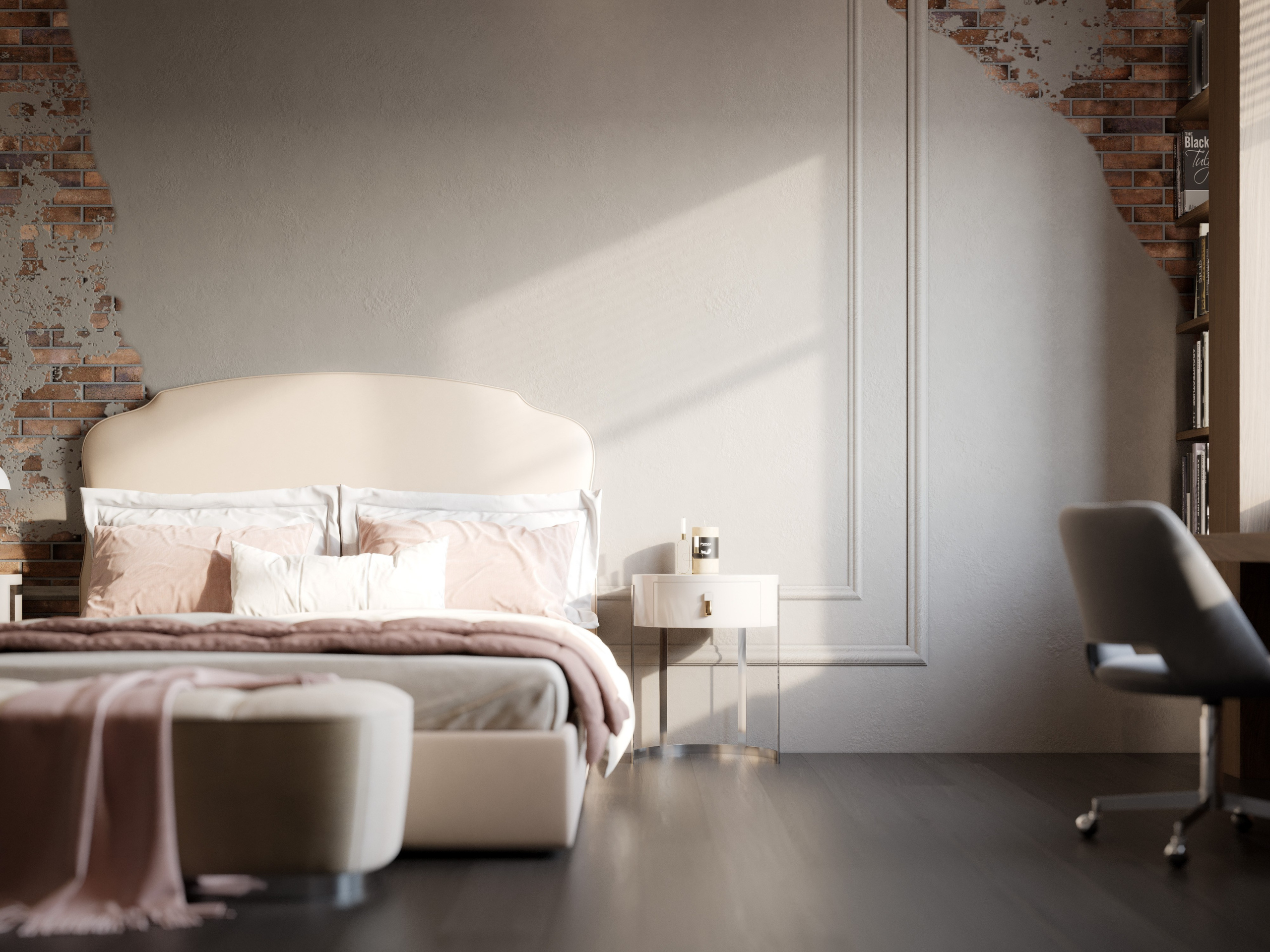 Промышленный Минимализм: 3D Визуализации Интерьера Большого Загородного Дома. Визуализатор интерьера в Москве | Брагин Кирилл